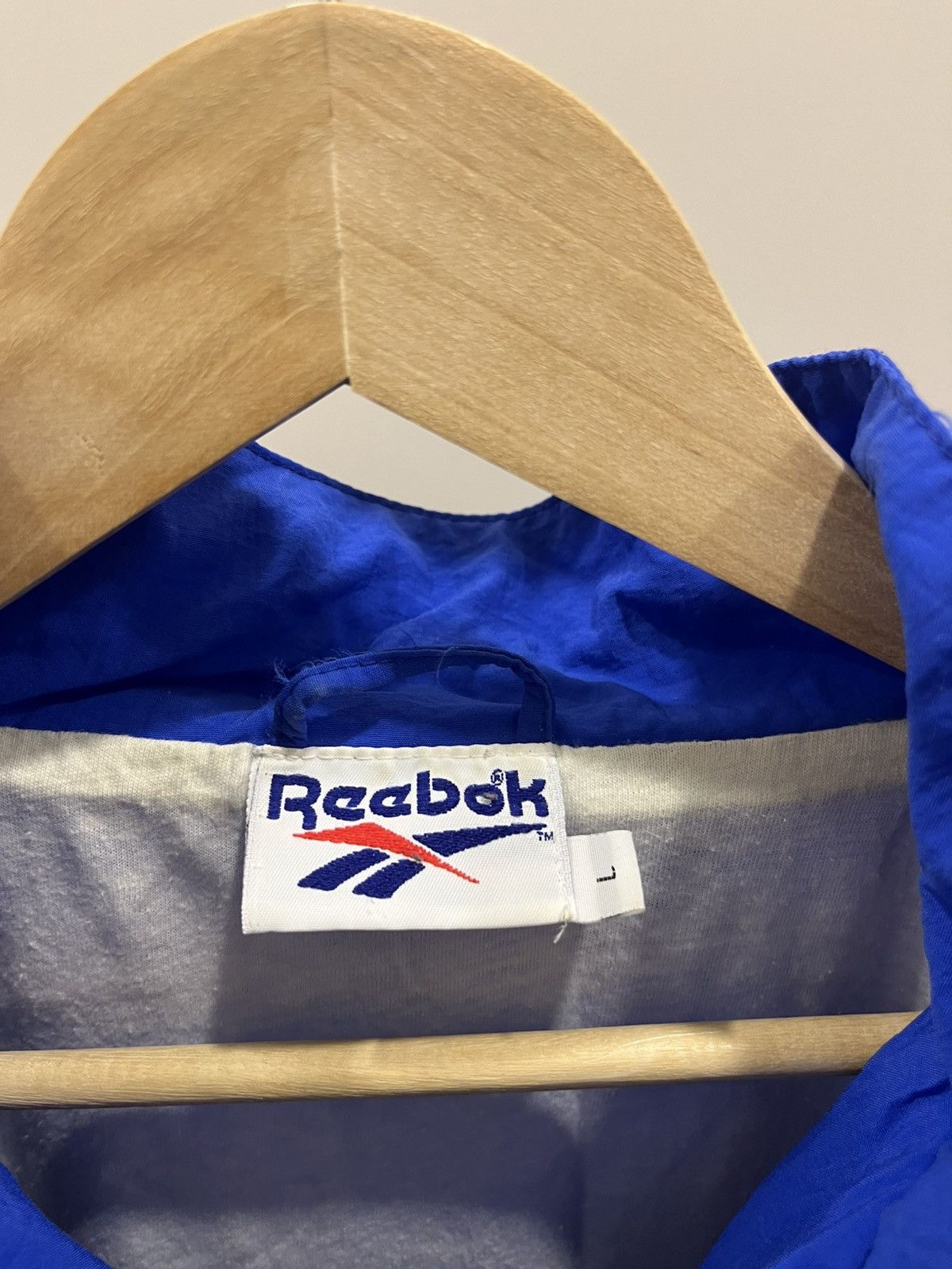Vintage Reebok Vintage 90s 80s Tracksuit Jacket Y2K Drill 90s Hype Size US L / EU 52-54 / 3 - 5 Thumbnail