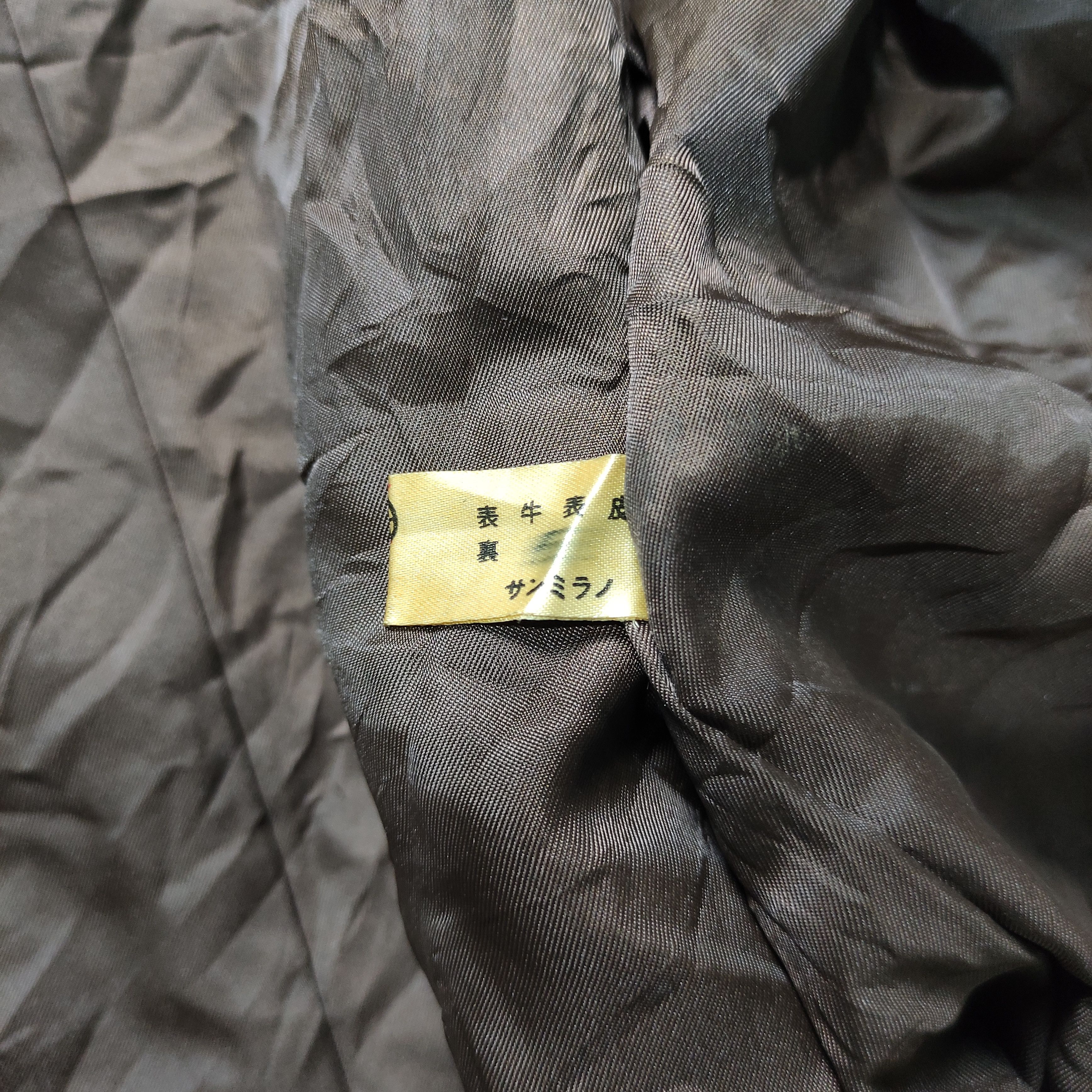 Japanese Brand Vintage 80s/90s Leather Fur Coat – Japanese Brand Size M / US 6-8 / IT 42-44 - 7 Thumbnail