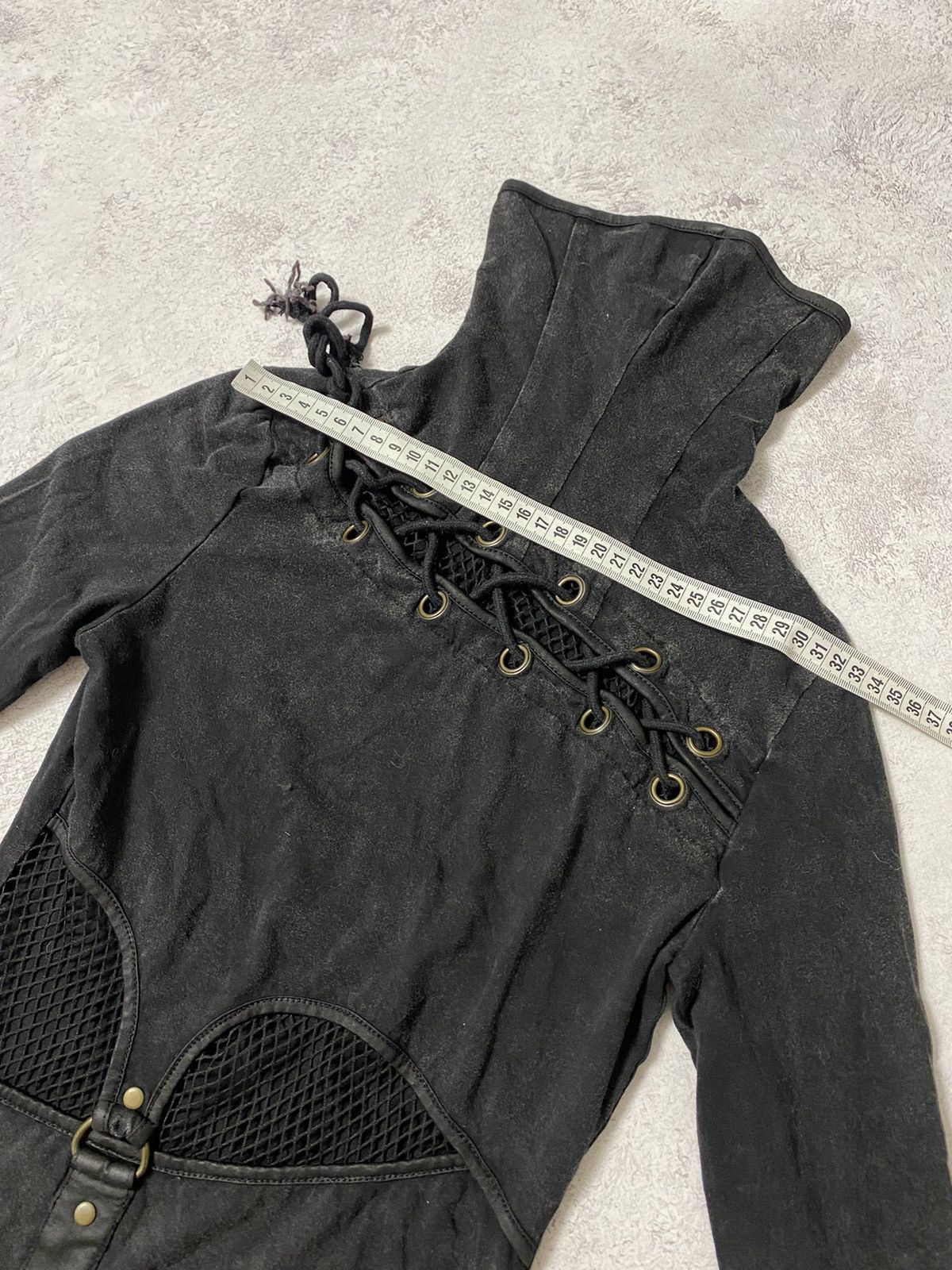Japanese Brand Women’s Avant Garde Punk Rave Top Size XS-S Size XS / US 0-2 / IT 36-38 - 12 Thumbnail