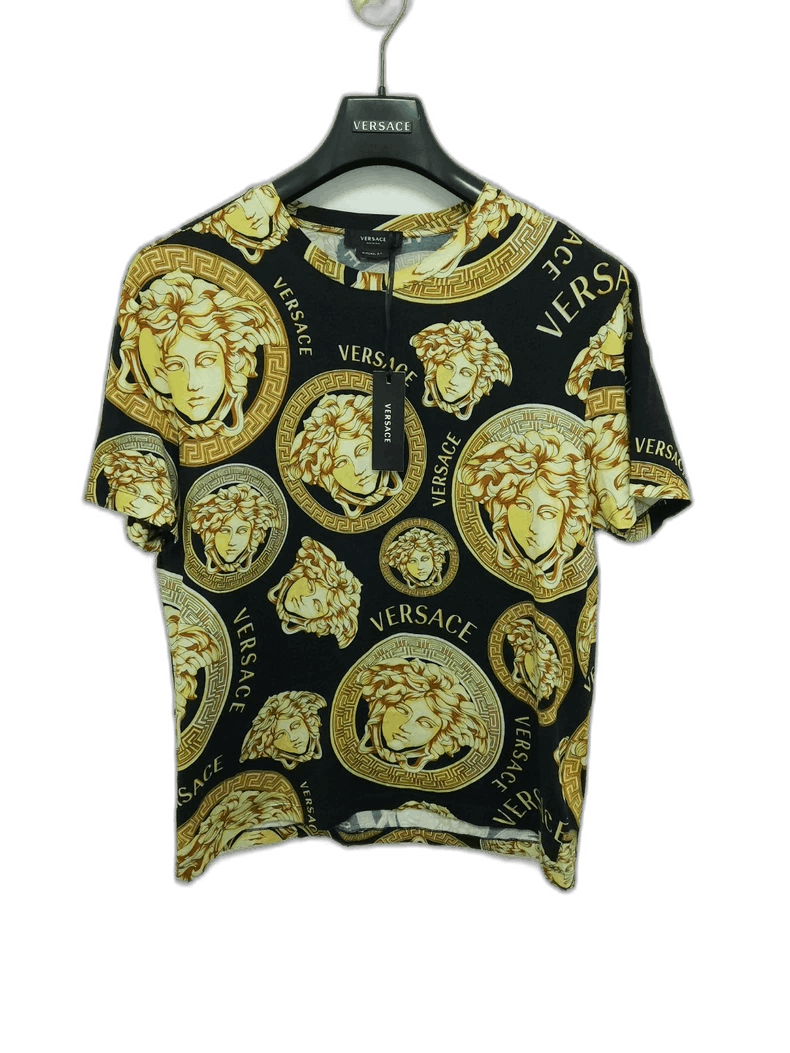 Versace Versace Gold Medusa Short Sleeve T-shirt Size US S / EU 44-46 / 1 - 1 Thumbnail
