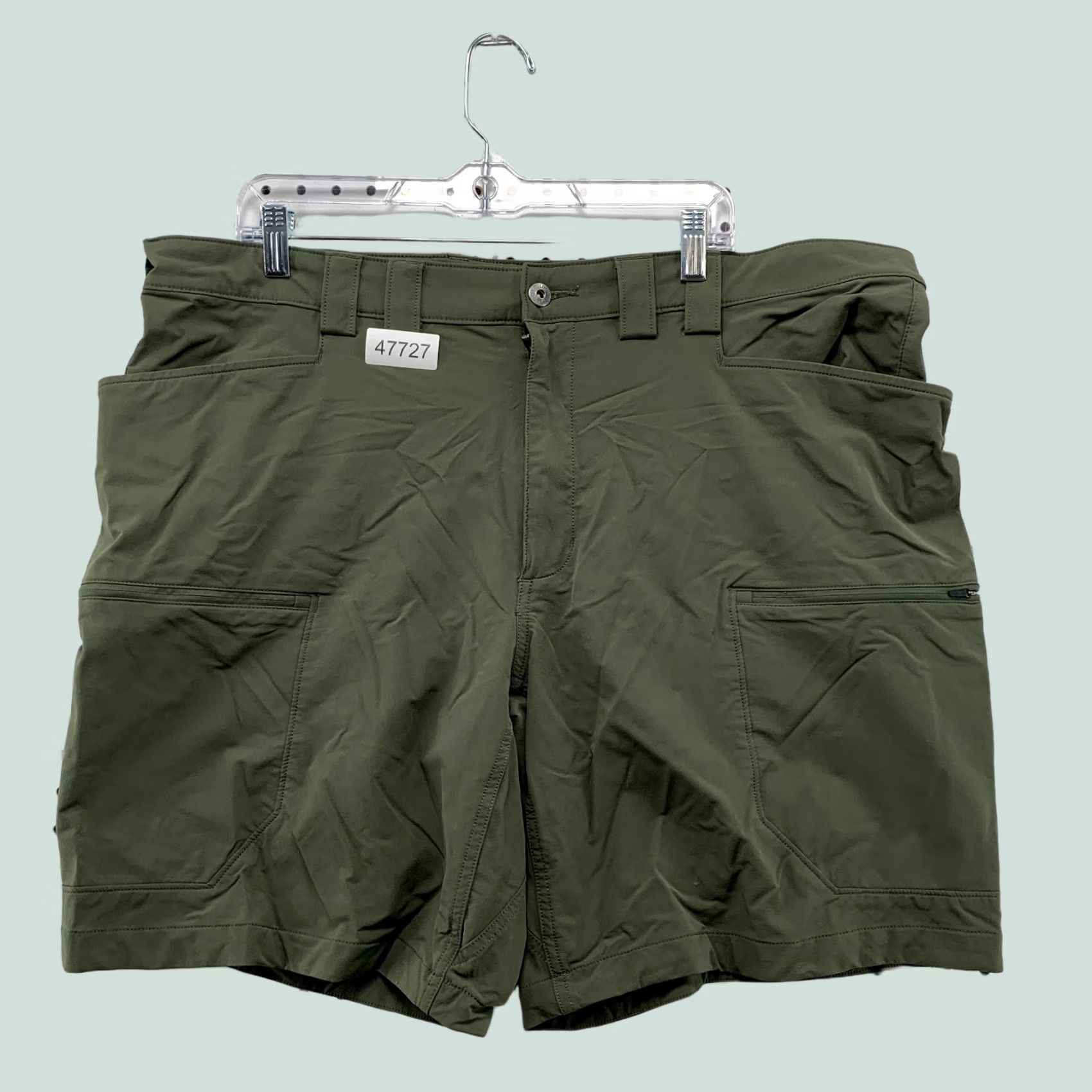 Vintage Duluth Hiking Cargo Shorts 42 Green Outdoor Stretch Casual Cargo Pocket Men 42 Regular Green Summer Fall 90s? Size US 42 / EU 58 - 1 Thumbnail