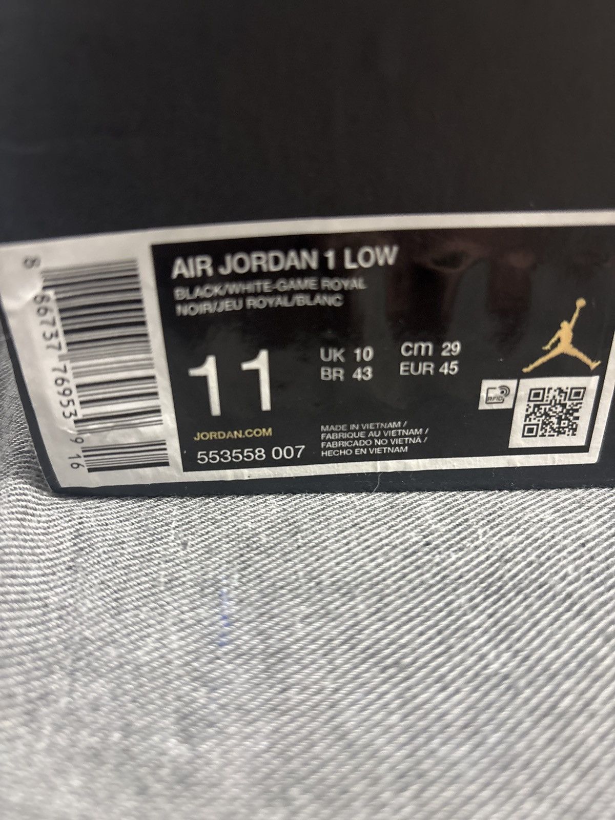 Nike Air Jordan 1 Low Size US 11 / EU 44 - 4 Thumbnail