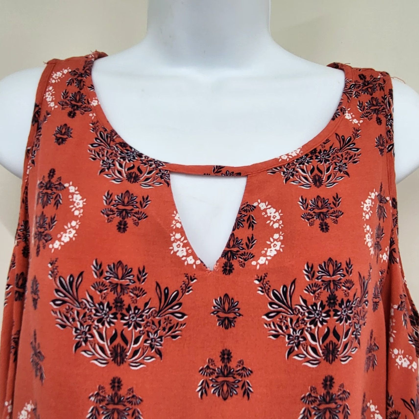 Vintage St John’s Bay Shirt Women's Size M Bohemian Tunic Top Cold Shoulder Blouse Boho Size M / US 6-8 / IT 42-44 - 6 Thumbnail