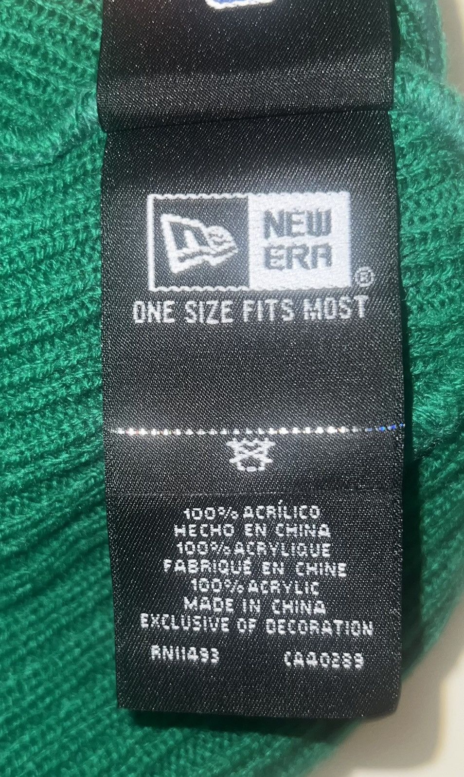 NBA × New Era Authentic New Era Boston Celtics 2019 NBA Draft knit beanie Size ONE SIZE - 3 Thumbnail