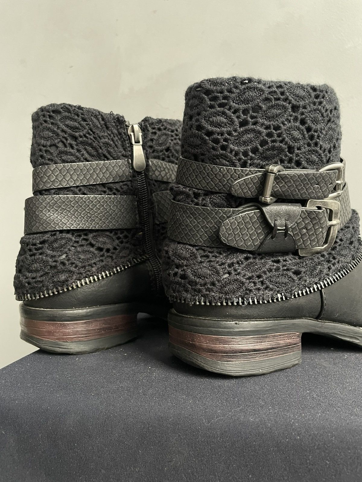 A.S.98 Ankle gothic avant garde boots A.S. 98 boots rick owens Size US 7 / EU 40 - 9 Thumbnail