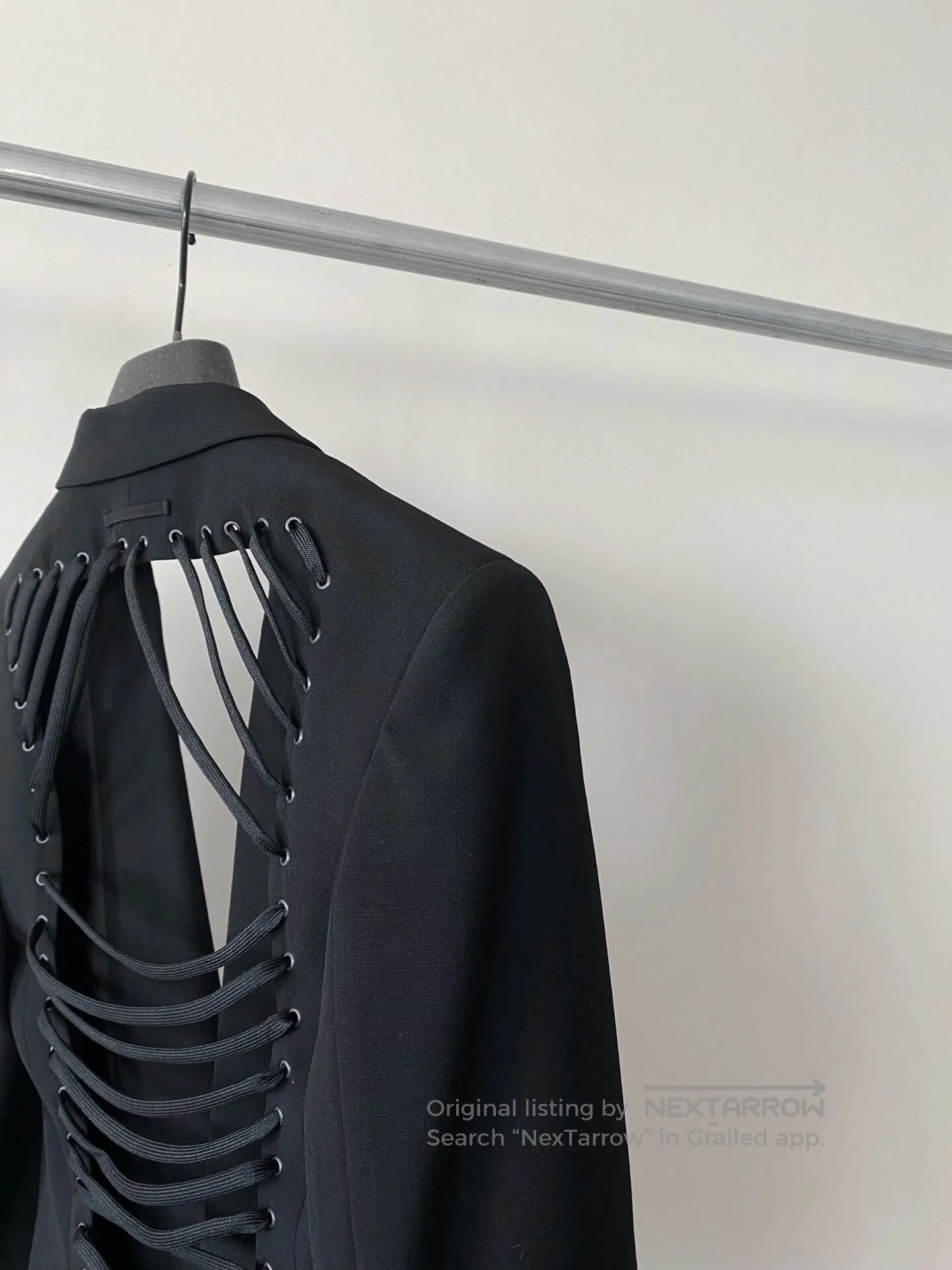 Jean Paul Gaultier Jean Paul Gaultier Cutout Lace-Up Coat. Size S / US 4 / IT 40 - 4 Thumbnail