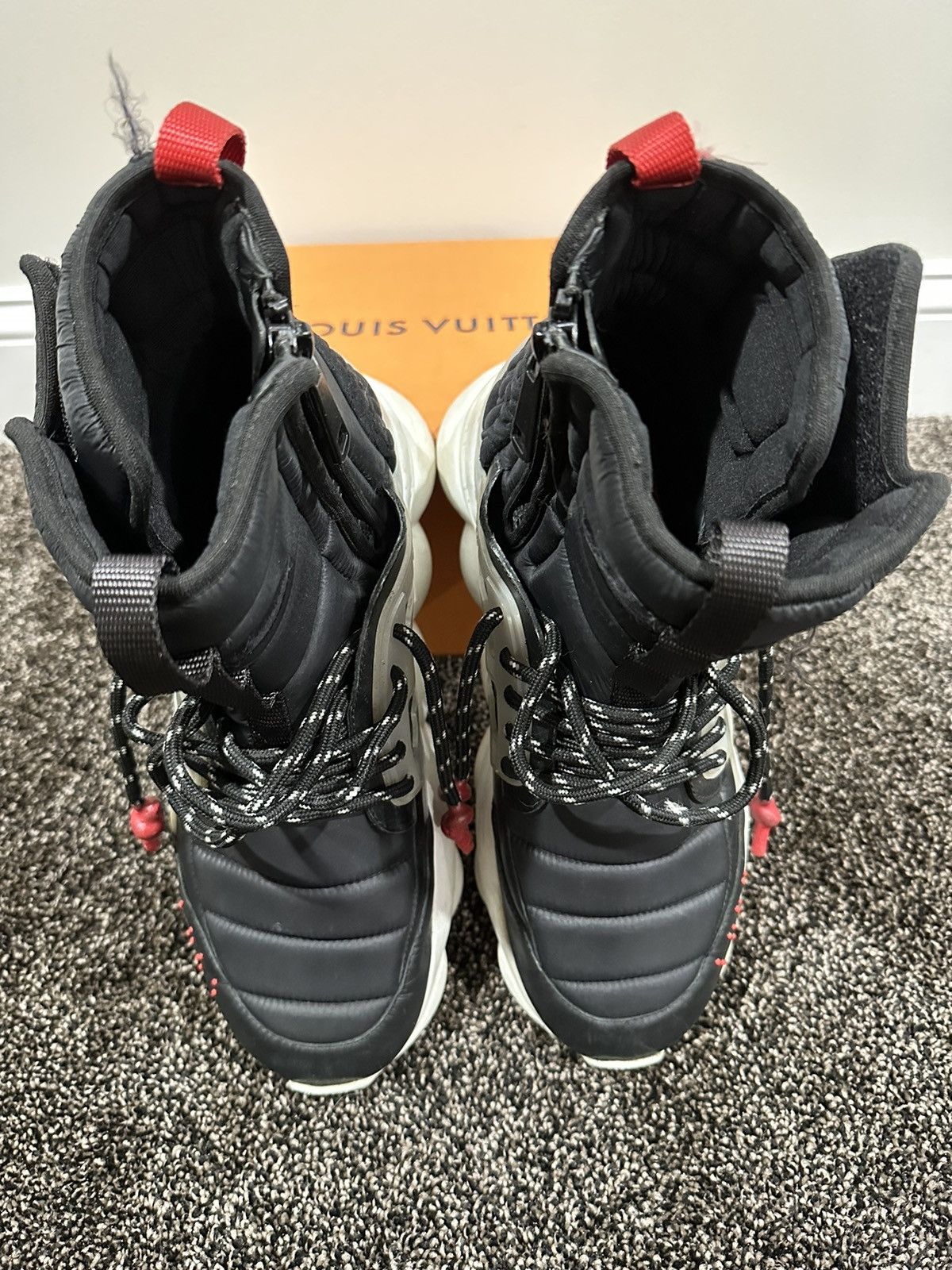 Versace Versace Chain Reaction Nylon Padded High Combat Boot Sneaker Size US 11 / EU 44 - 10 Thumbnail