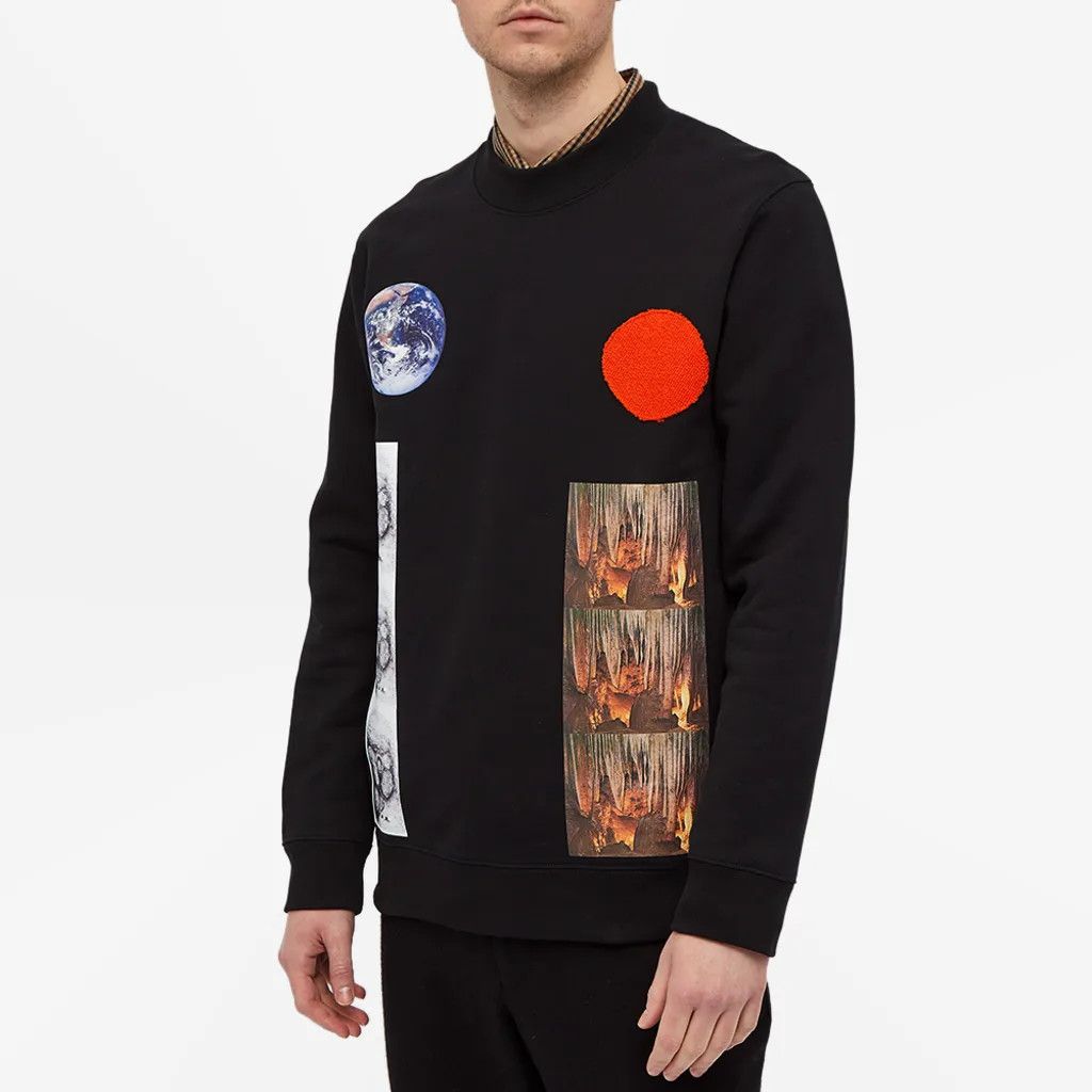 Raf Simons × Sterling Ruby 💚 Raf Simons Redux x Sterling Ruby Sweater With Patches NEW Size US L / EU 52-54 / 3 - 14 Thumbnail