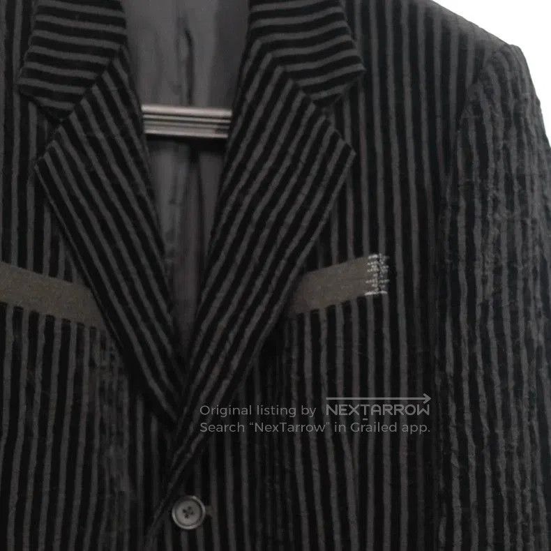 Yohji Yamamoto Yohji Yamamoto 23AW Stripe Blazer. Size US M / EU 48-50 / 2 - 6 Thumbnail