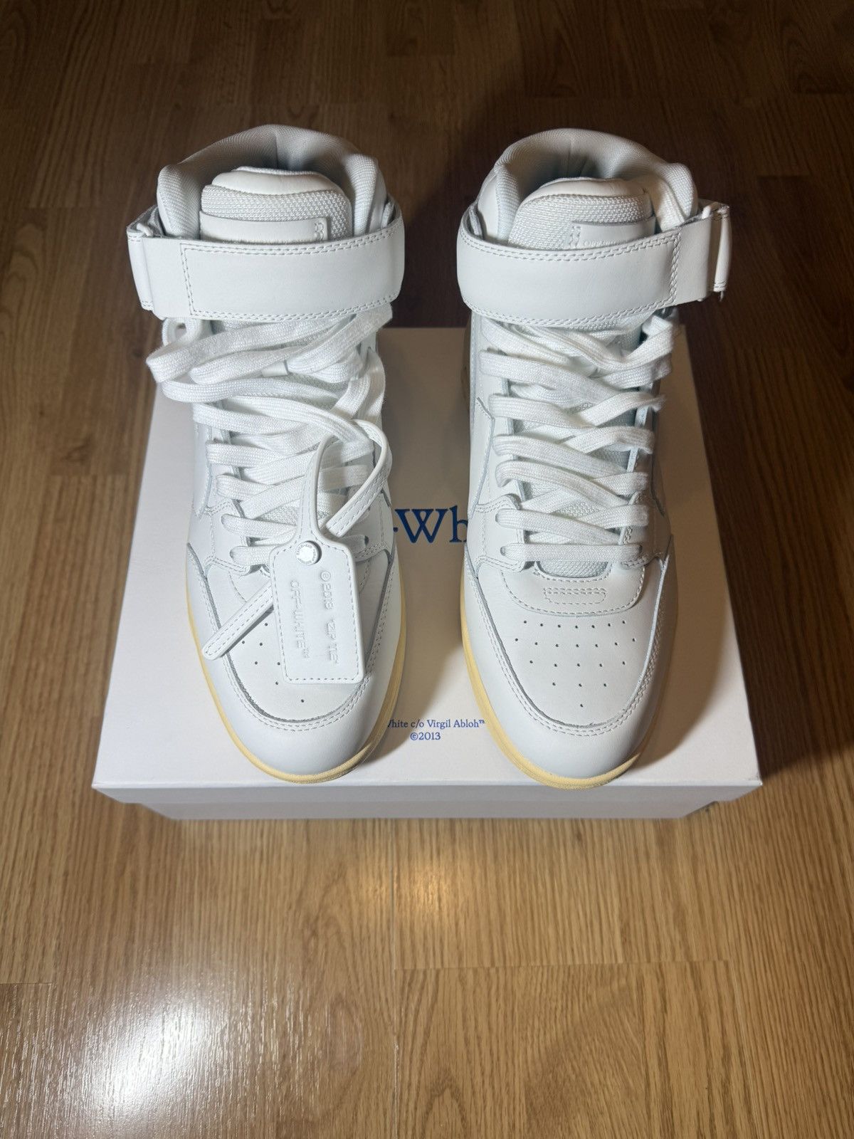 Off-White OFF WHITE OUT OF OFFICE MID WHITE WHITE Size US 9 / EU 42 - 2 Thumbnail