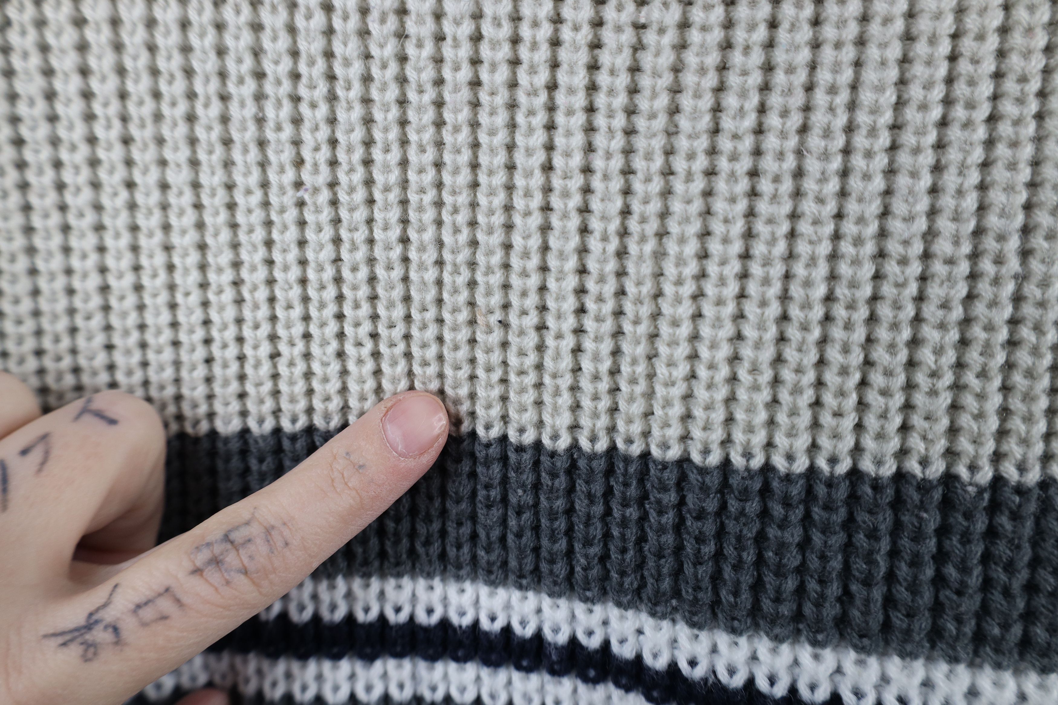 Aeropostale × Vintage Vintage 90s Y2K Aeropostale Ribbed Knit Crewneck Sweater Size US XL / EU 56 / 4 - 5 Thumbnail