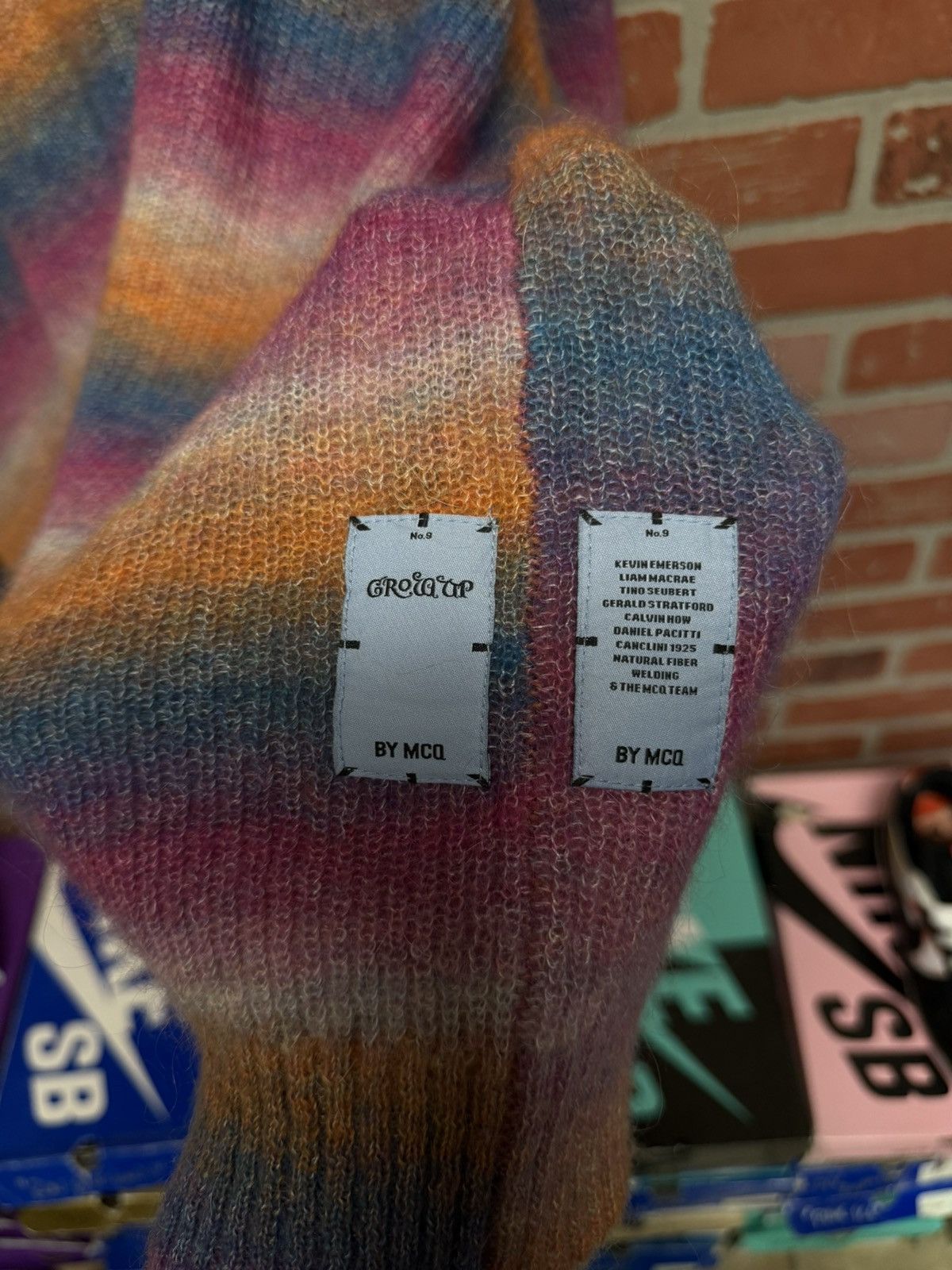 Alexander McQueen Alexander McQueen Knit Sweater Colorful Size XL 🧼 Size US XL / EU 56 / 4 - 8 Thumbnail
