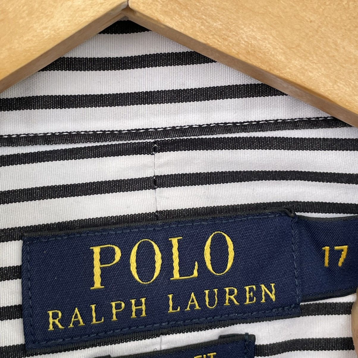 Polo Ralph Lauren Vintage Polo Ralph Lauren Striped Shirt purple logo Size US L / EU 52-54 / 3 - 8 Thumbnail