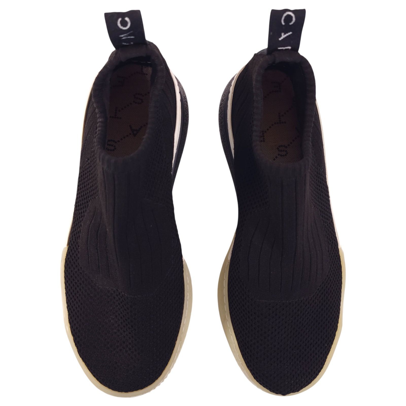 Stella McCartney Stella McCartney Black Loop Low Sock Sneakers Sz 6 Size US 6 / IT 36 - 2 Thumbnail