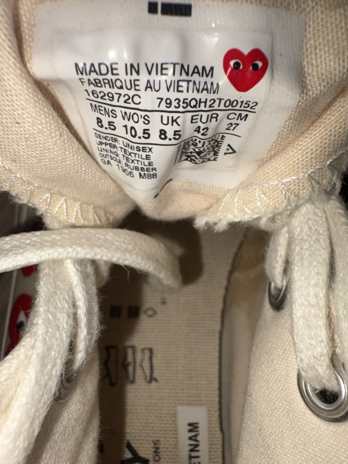 Comme des Garcons Converse Chuck Taylor All-Star 70’s Ox Comme des Garcons Size US 8.5 / EU 41-42 - 5 Thumbnail