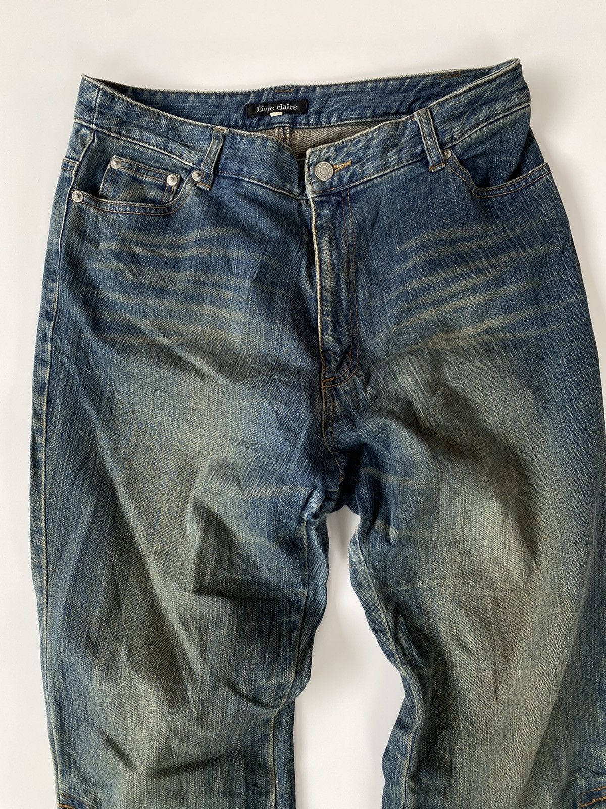 Japanese Brand × Vintage Vintage Denim Leg Button Livre Claire Size US 32 / EU 48 - 4 Thumbnail