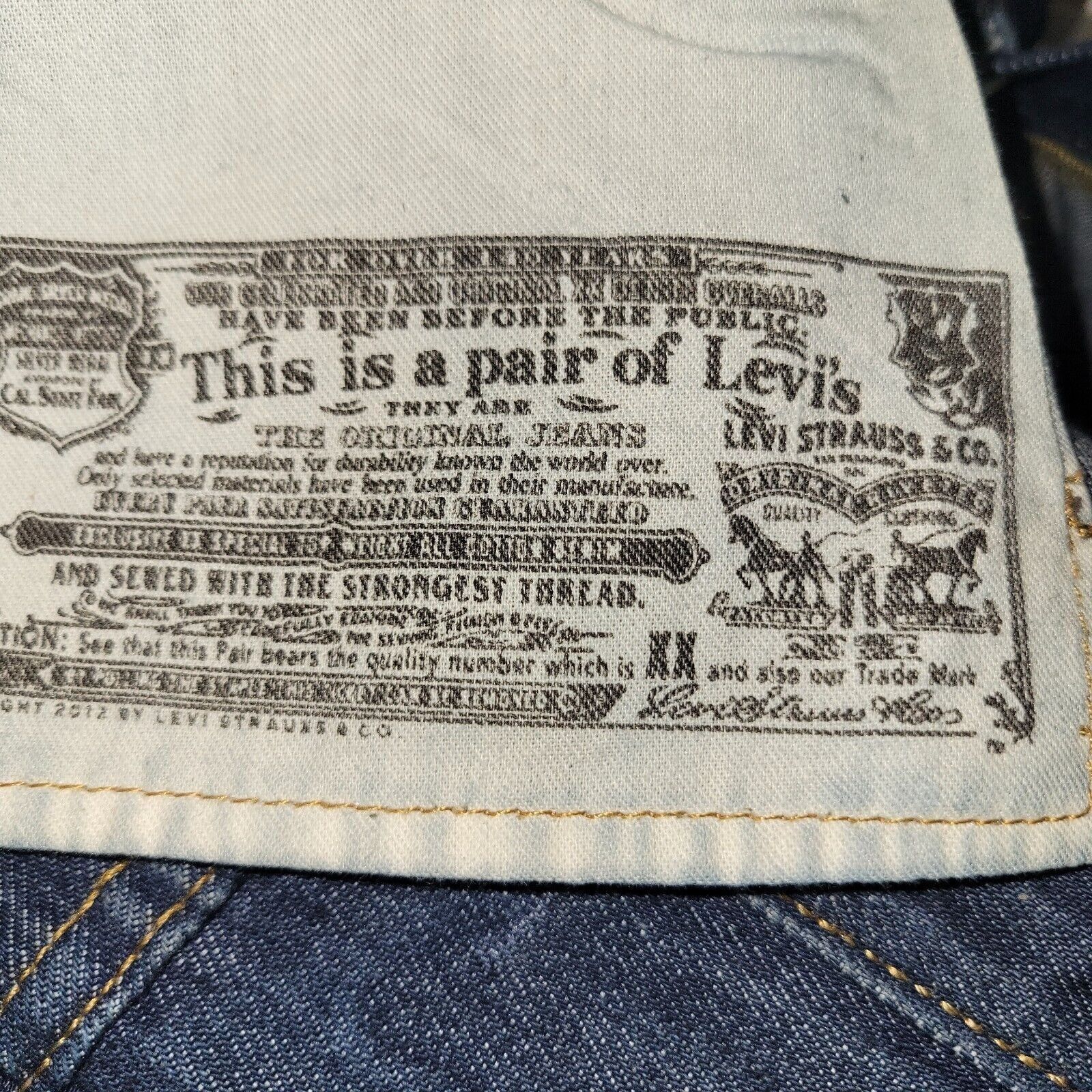 Levi's Levi's 501XX Classic Jeans Size 40/32. Excellent Condition. Size US 40 / EU 56 - 8 Thumbnail