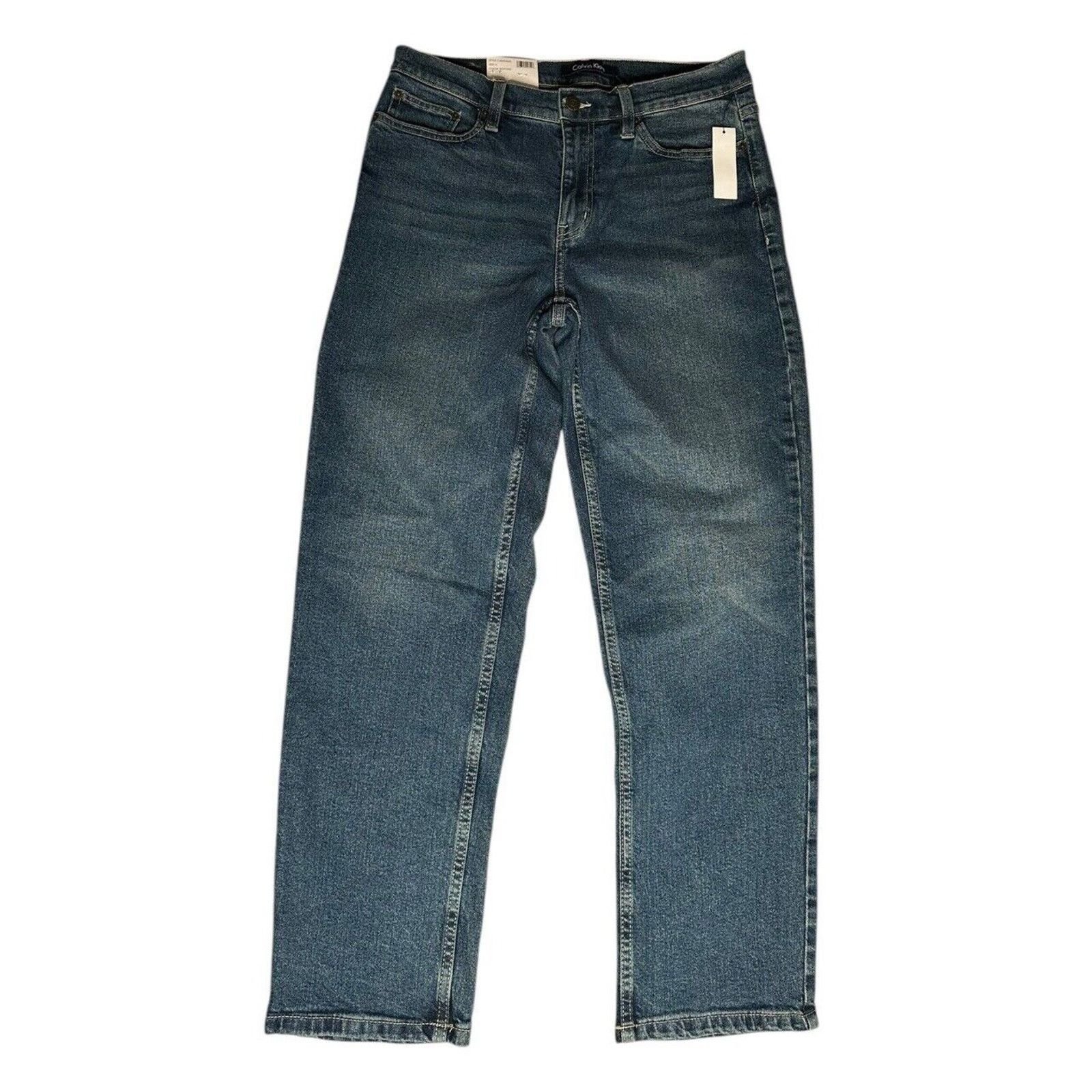 Calvin Klein Calvin Klein Womens 6 Vintage Straight High Rise Jeans Size 28" / US 6 / IT 42 - 1 Thumbnail
