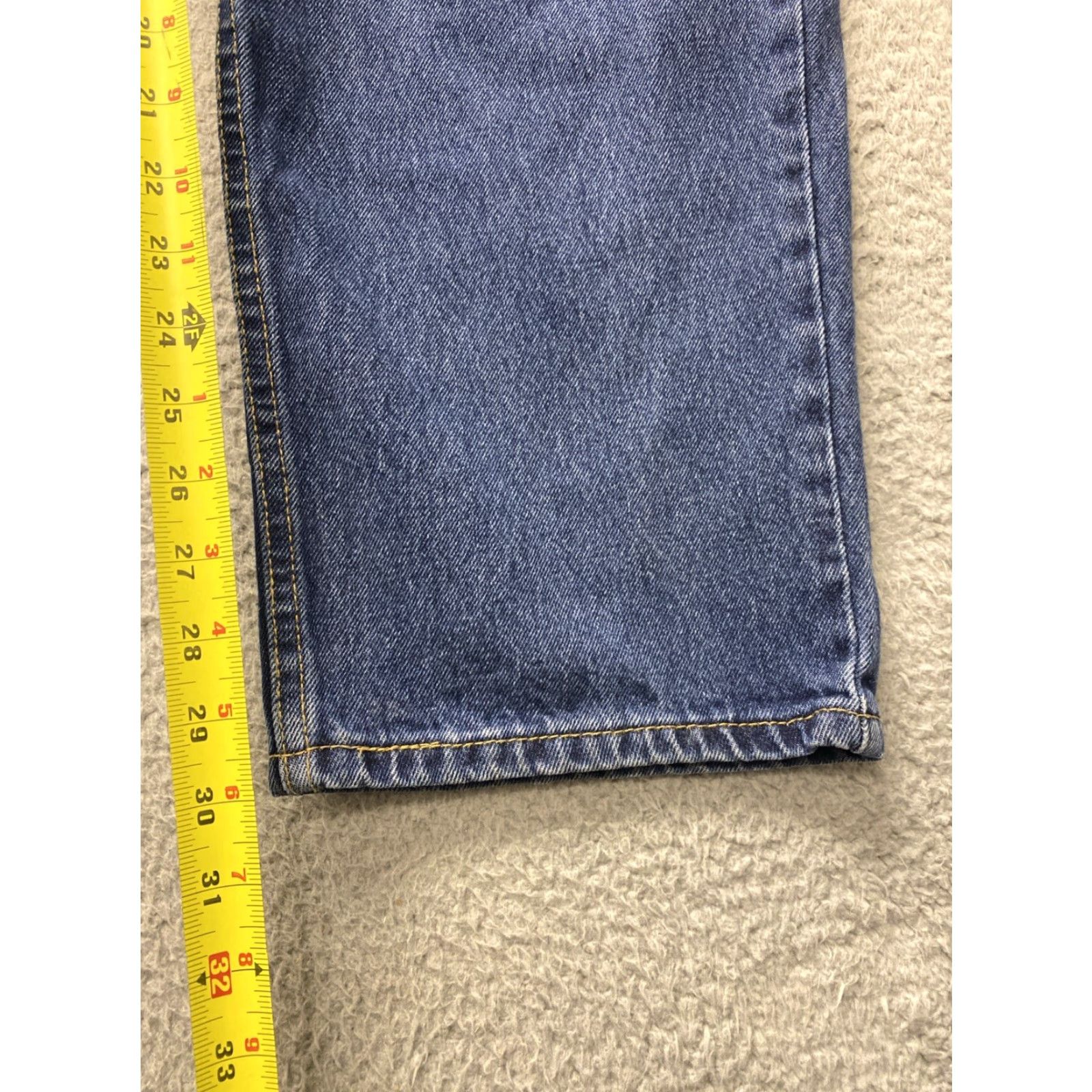 Levi's Levis 550 Jeans Mens 40x30 Blue Cotton Tapered Fit Denim Workwear /129-2 Size US 40 / EU 56 - 5 Thumbnail