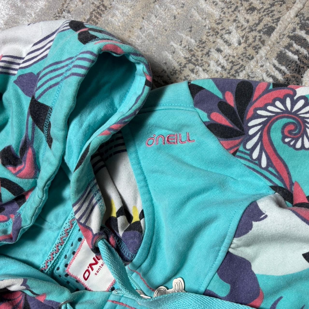 O'Neill 00s O'Neill Graphic Hoodie Cyan S Size US S / EU 44-46 / 1 - 4 Thumbnail