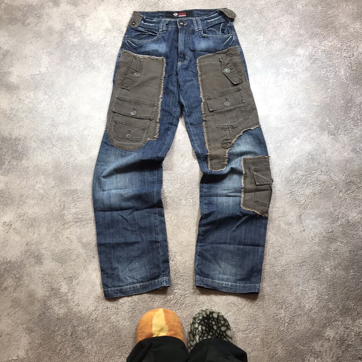 If Six Was Nine vintage Faded Jeans japan distressed denim spring pants 90s Size US 29 - 2 Thumbnail