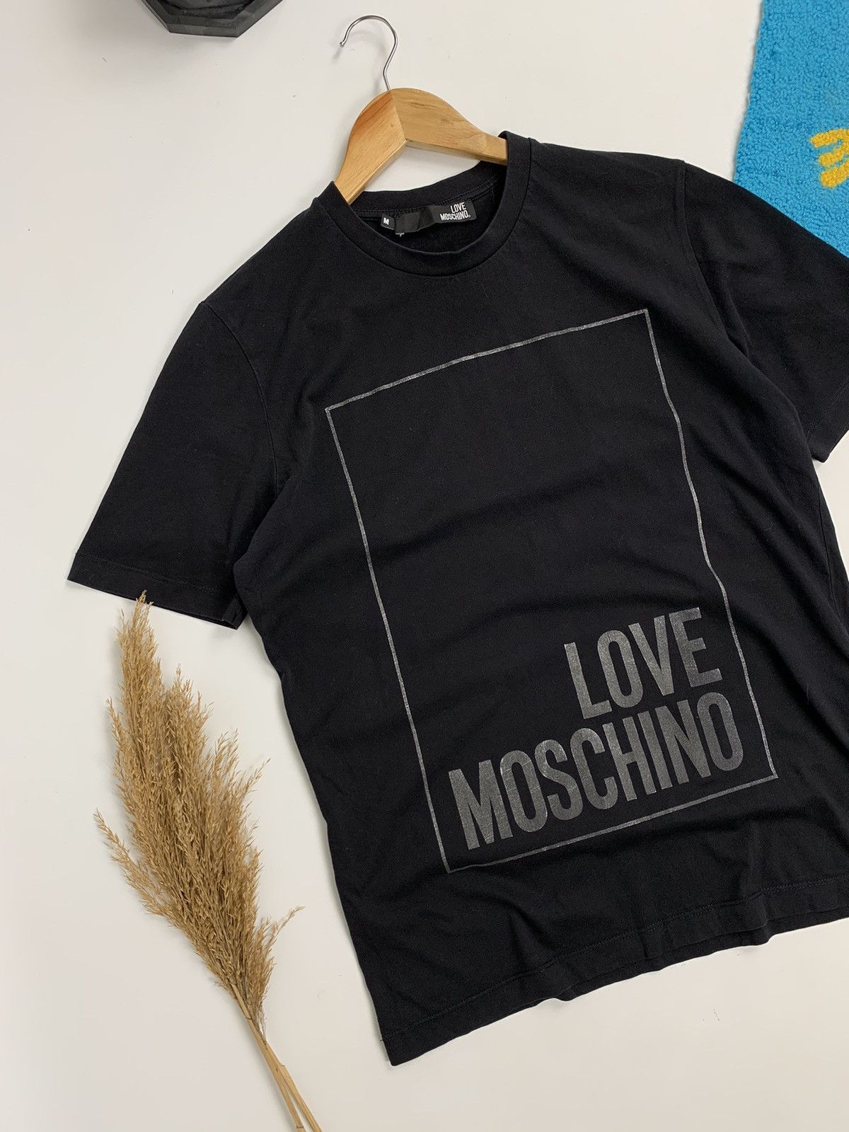 Designer × Moschino × Vintage Vintage Love Moschino Big Logo T-Shirt Size US M / EU 48-50 / 2 - 2 Thumbnail