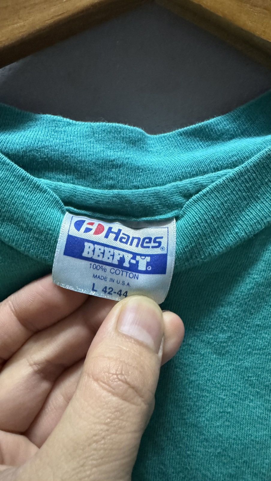 Hanes × Vintage Vintage 90s Arron 196 Main Battery Size US L / EU 52-54 / 3 - 6 Thumbnail