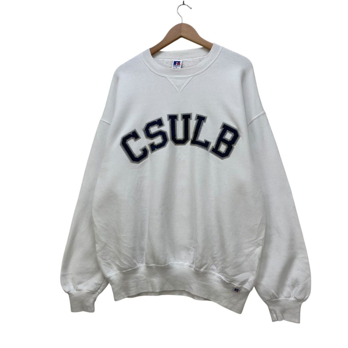Russell Athletic 💥Vintage Rusell Spellout Csulb Sweatshirt Size US M / EU 48-50 / 2 - 3 Thumbnail