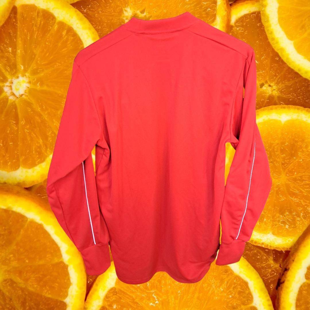 Adidas Adidas Red Climalite Long Sleeve Shirt with Reinforced Elbow Size ONE SIZE - 7 Thumbnail