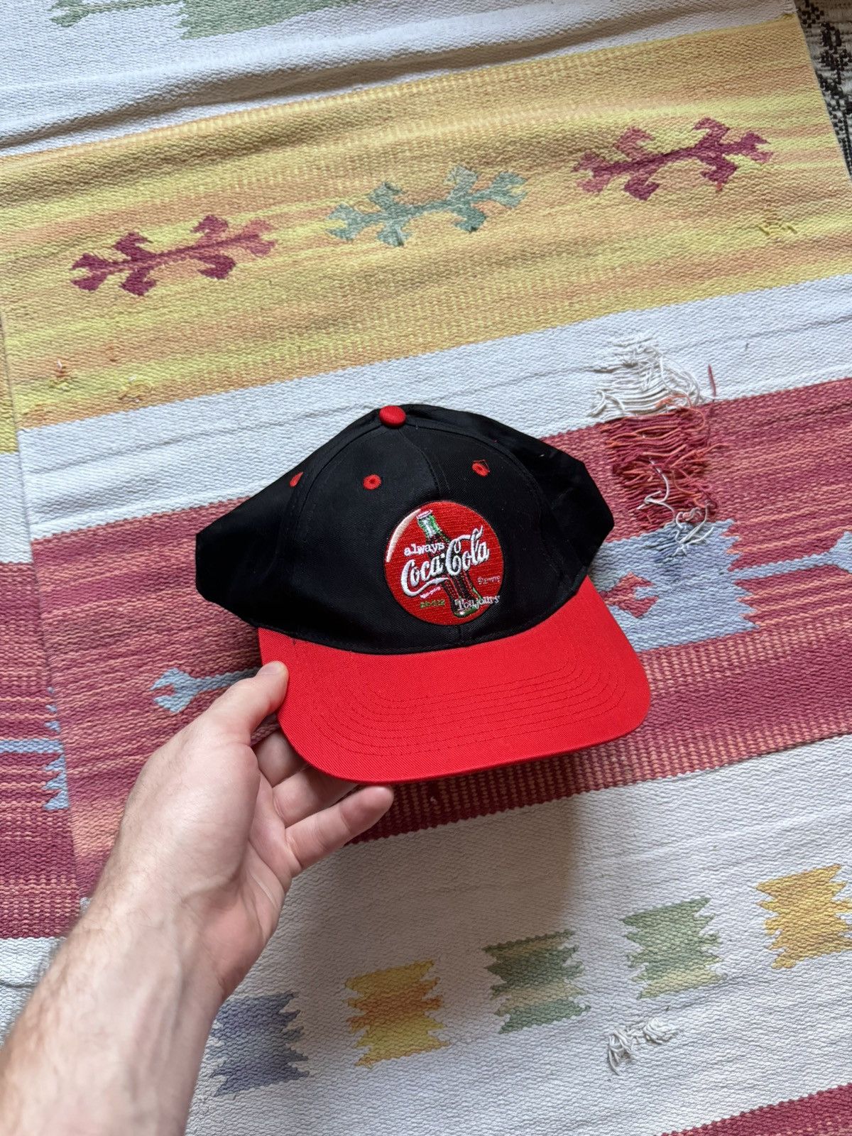 Vintage Vintage 90’s Coca-Cola American Classic Drink Hat Size ONE SIZE - 3 Thumbnail