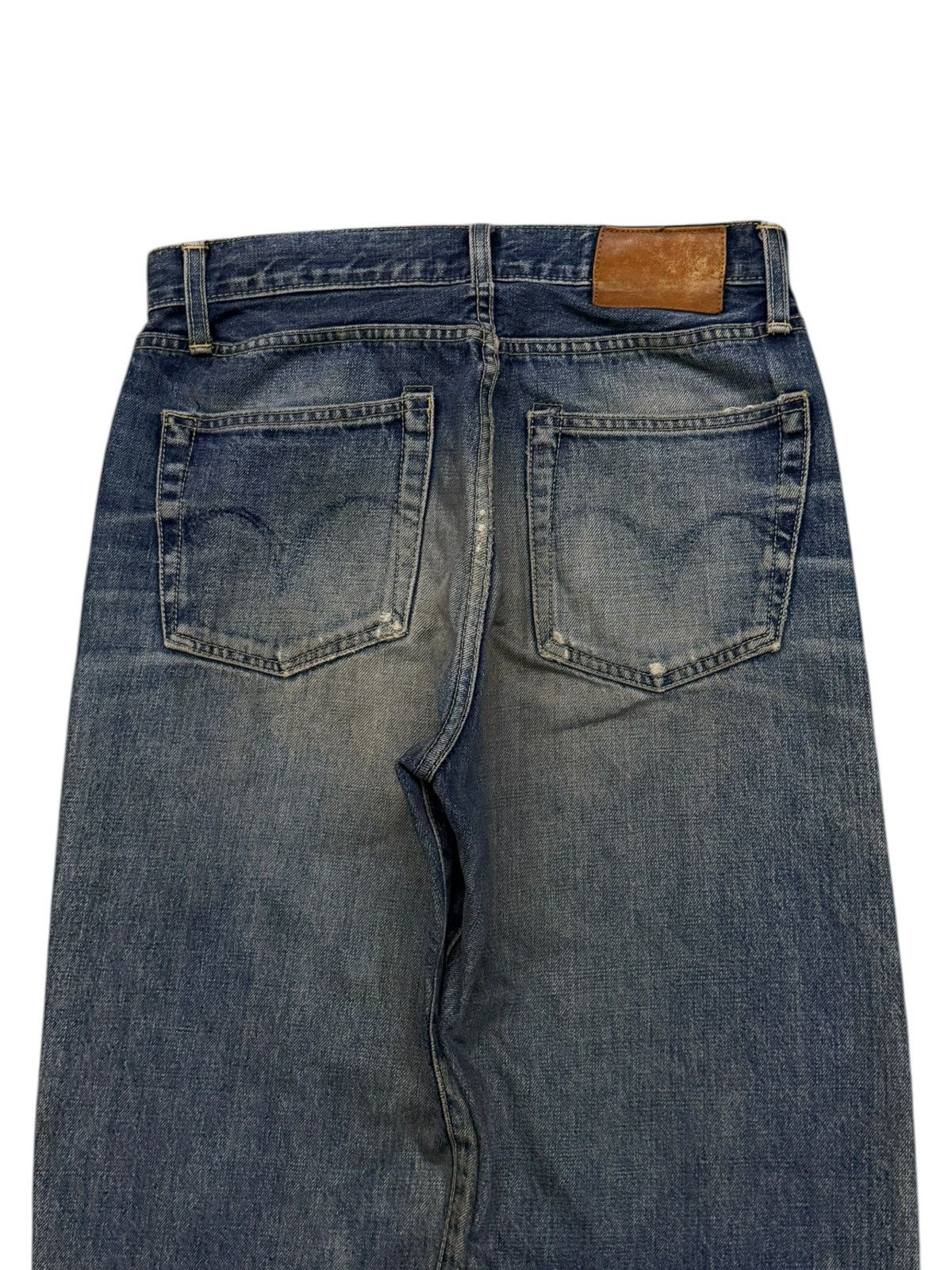 Blue Blue Japan Vintage Blue Way Co.Ltd Japanese Selvedge Denim | W29 Size US 29 - 5 Thumbnail