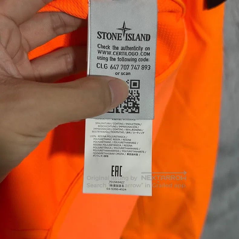 Stone Island Stone Island Soft shell jacket hooded coat orange M size Size US M / EU 48-50 / 2 - 7 Thumbnail