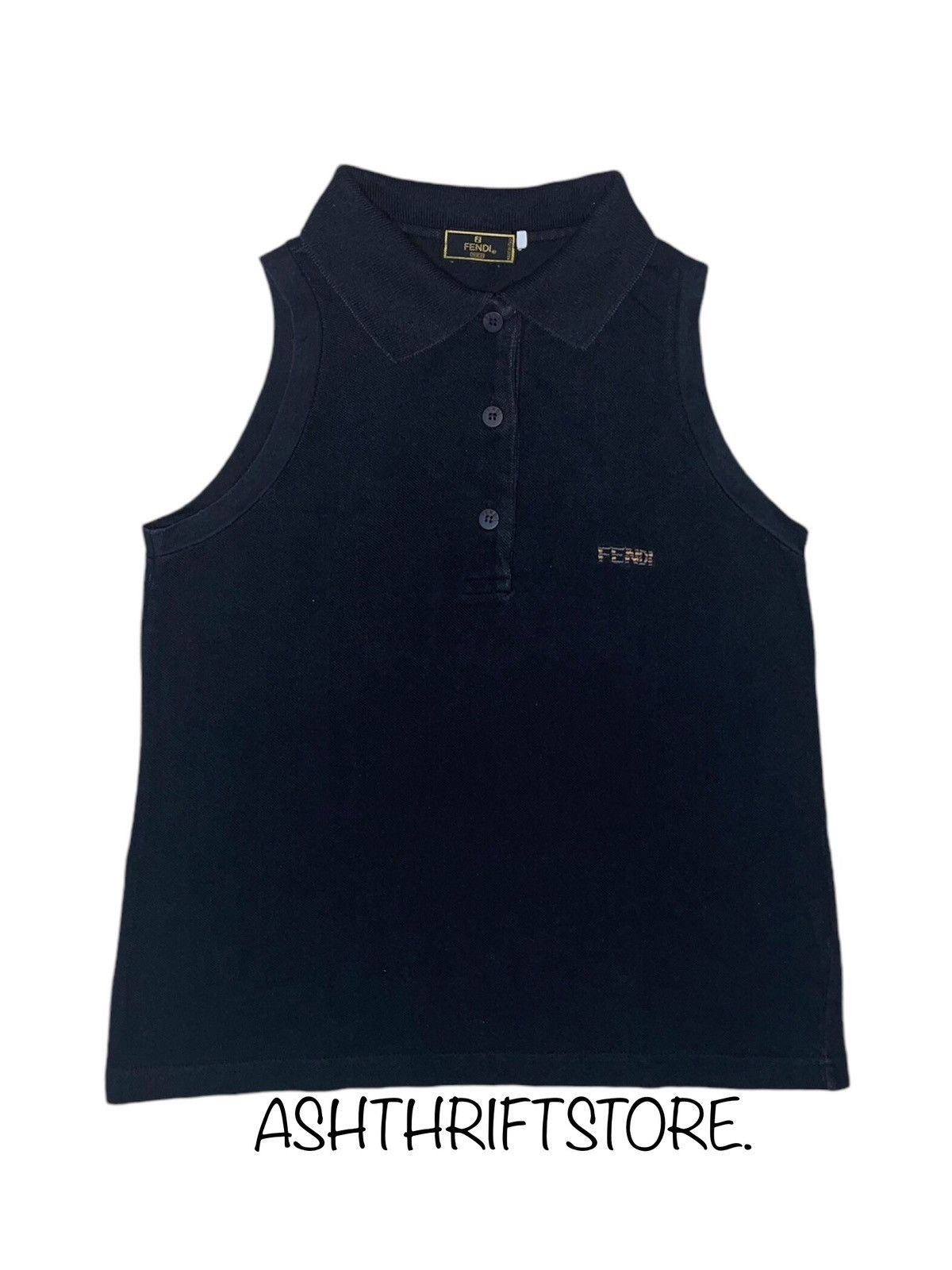 Fendi FENDI SLEEVELESS POLO Size S / US 4 / IT 40 - 1 Thumbnail