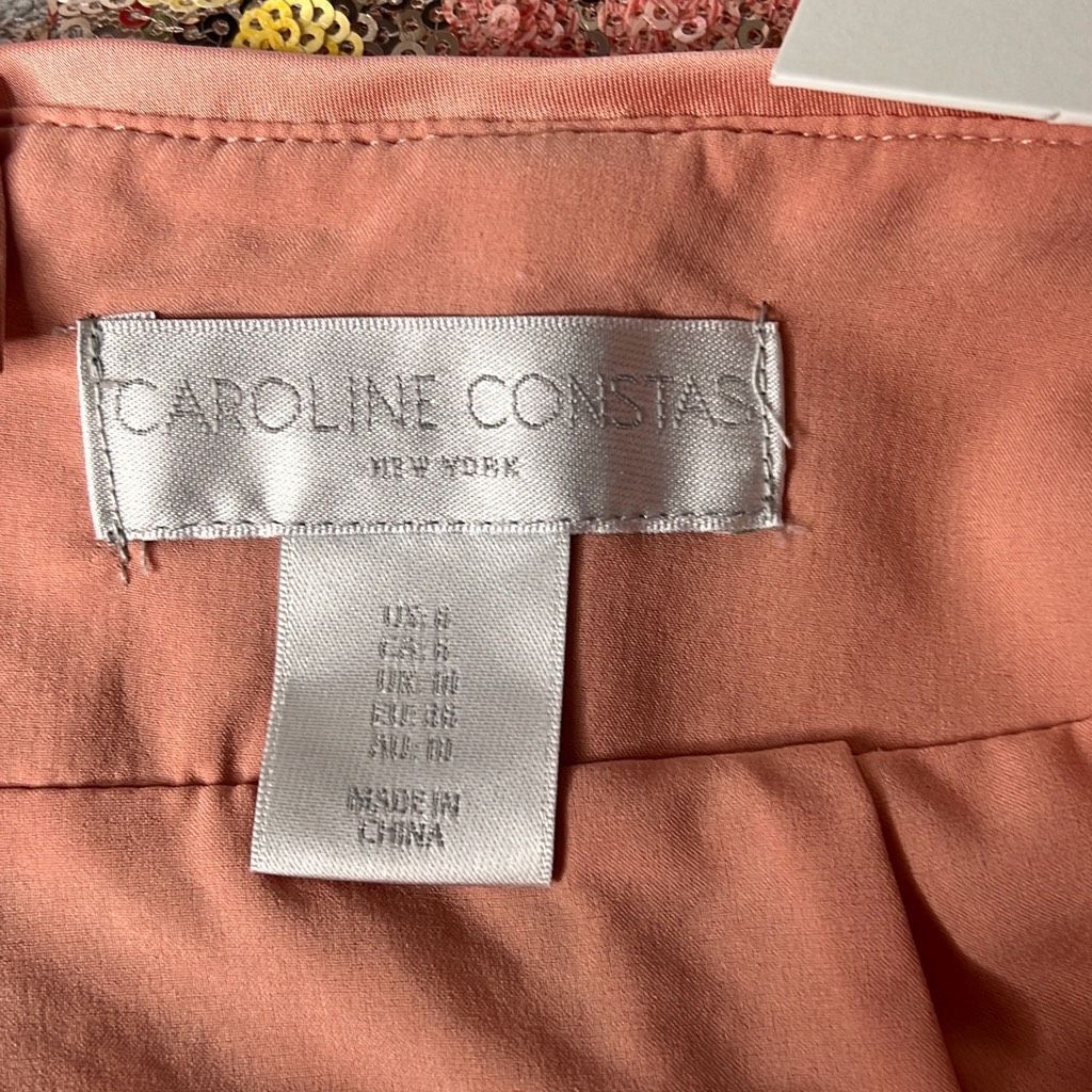 CAROLINE CONSTAS Caroline Constas Sequined Cropped Top and Mini Skirt Set NWT 6 Size M / US 6-8 / IT 42-44 - 10 Thumbnail