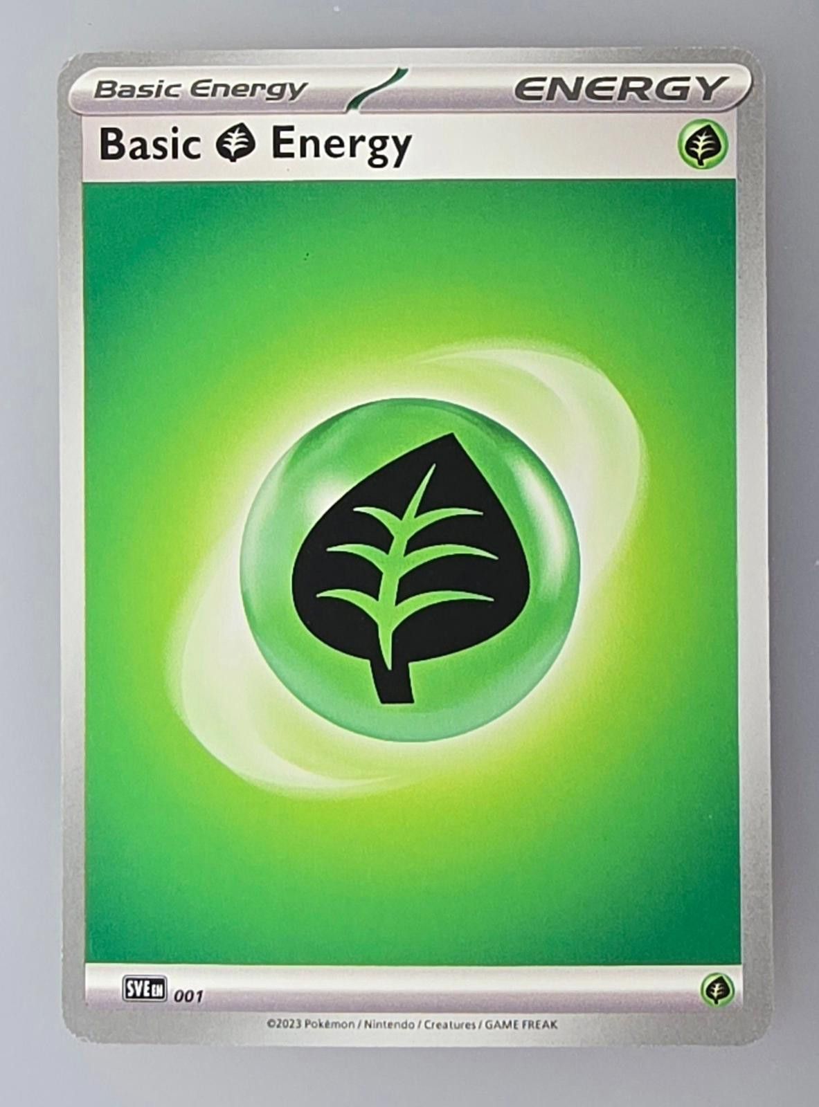 Pokemon Pokémon Basic Grass Energy card Scarlet & Violet Size ONE SIZE - 1 Thumbnail