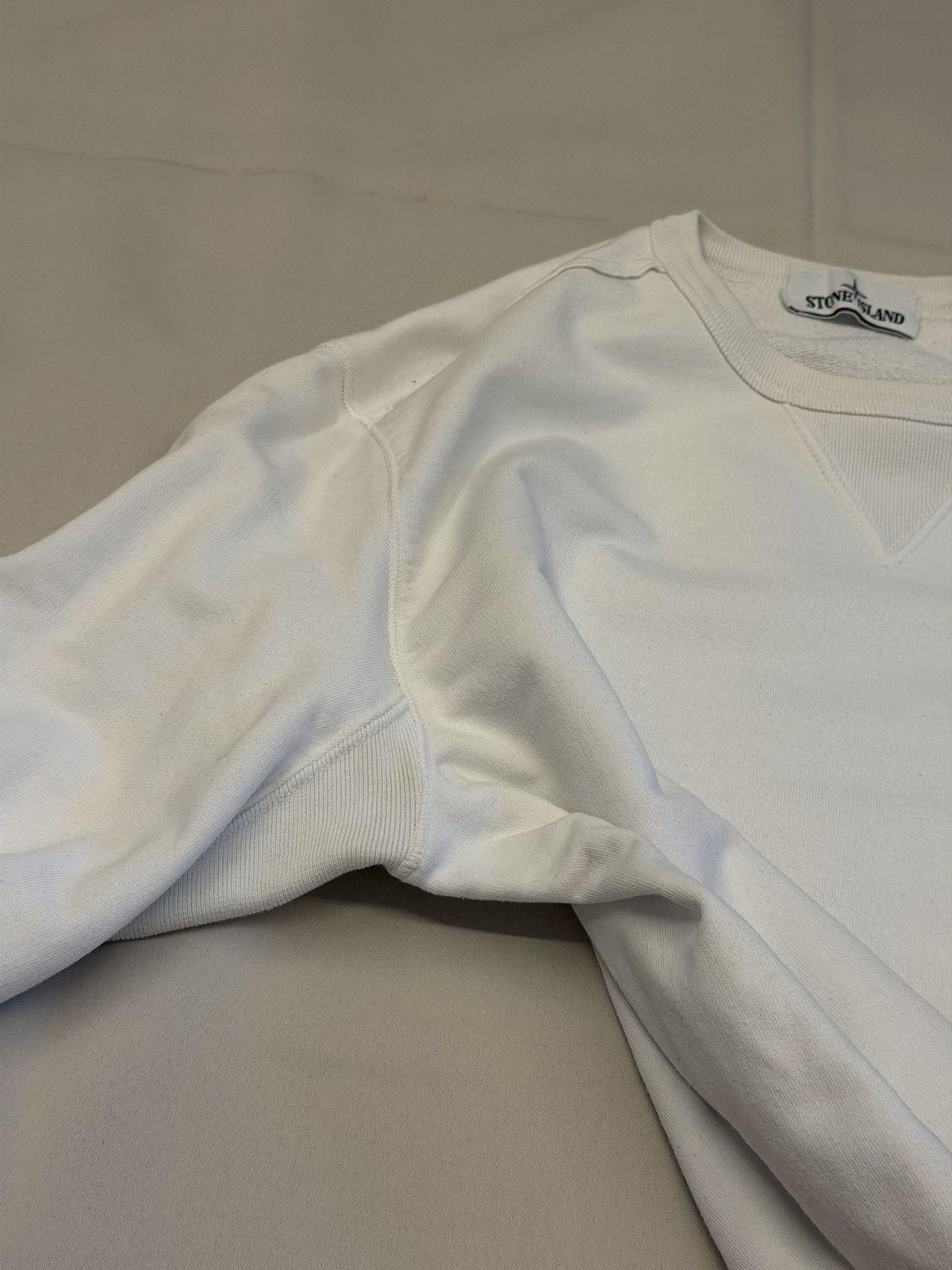 Stone Island Stone Island White Sweatshirt Size US L / EU 52-54 / 3 - 4 Thumbnail