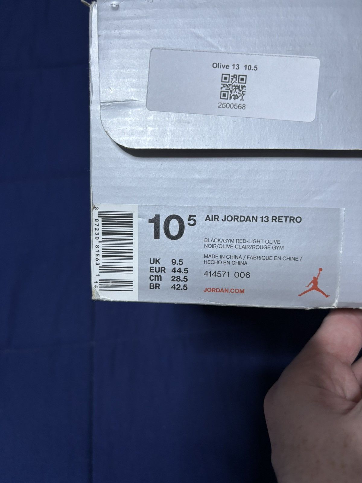 Jordan Brand Air Jordan 13 Retro Olive Size 10.5 Size US 10.5 / EU 43-44 - 10 Thumbnail