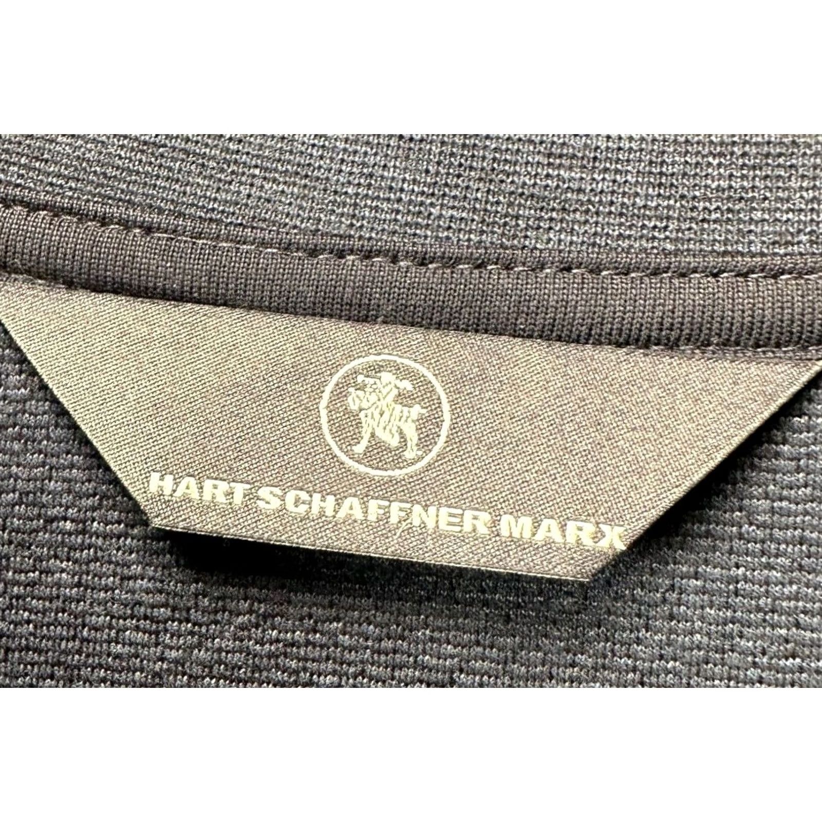 Hart Schaffner Marx Hart Schaffner Marx Sweater Mens Medium Blue Herringbone Quarter Zip Pullover Size US M / EU 48-50 / 2 - 5 Thumbnail
