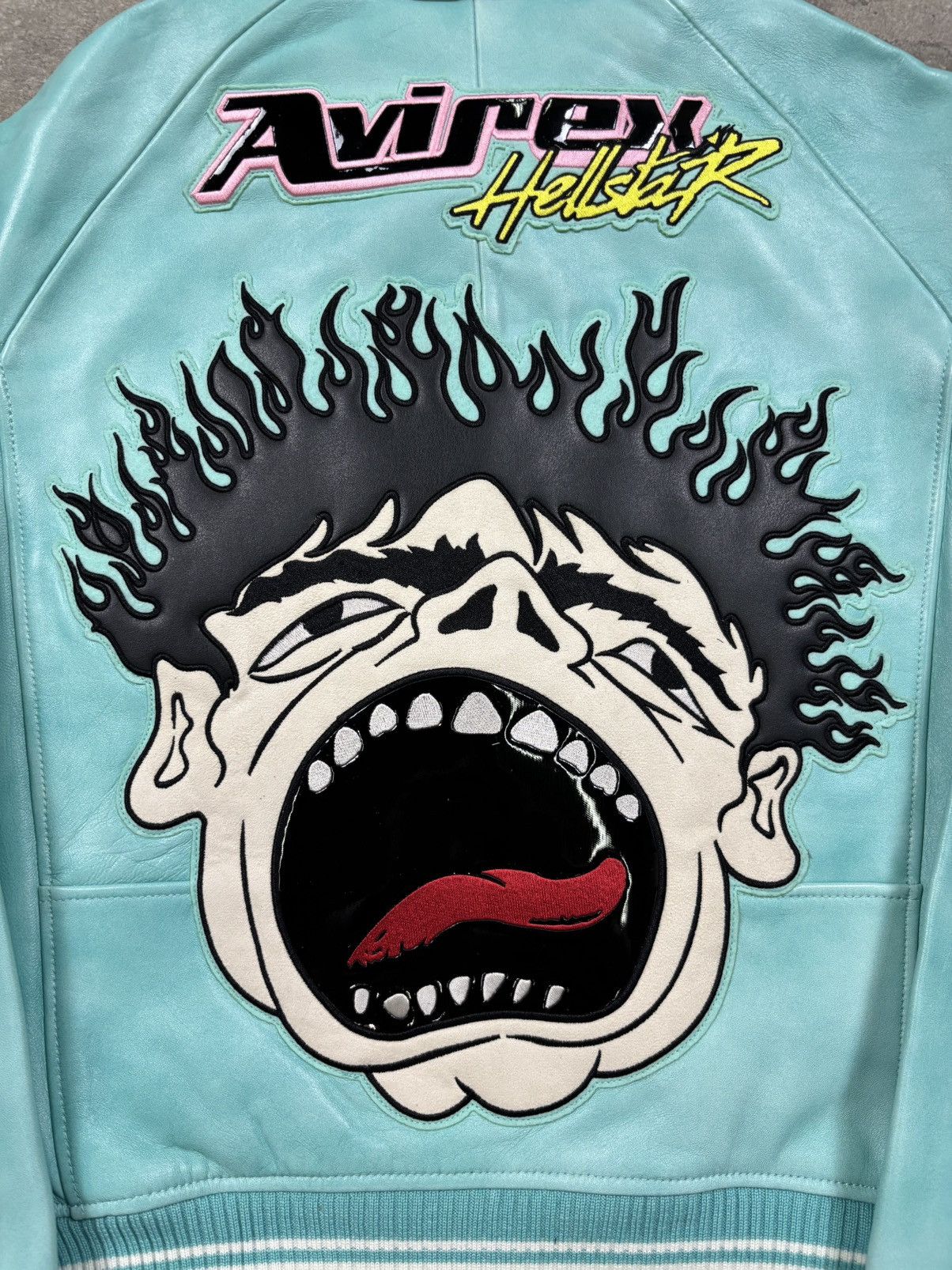 Avirex × HELLSTAR Hellstar x Avirex Jacket, Turquoise Size US S / EU 44-46 / 1 - 6 Thumbnail
