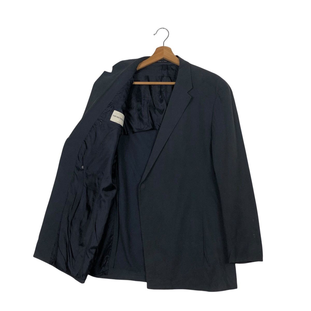 Emporio Armani 📌Rich Black Vintage Emporio Armani Made in Italy Coats Size US M / EU 48-50 / 2 - 12 Thumbnail