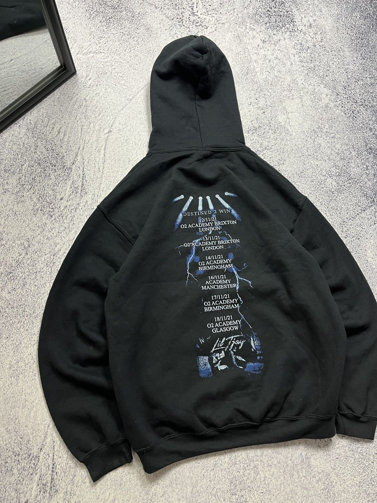 Band Tees × Rap Tees Lil Tjay Destined 2 Win 2021 Tour Hoodie Rare Size US M / EU 48-50 / 2 - 8 Thumbnail