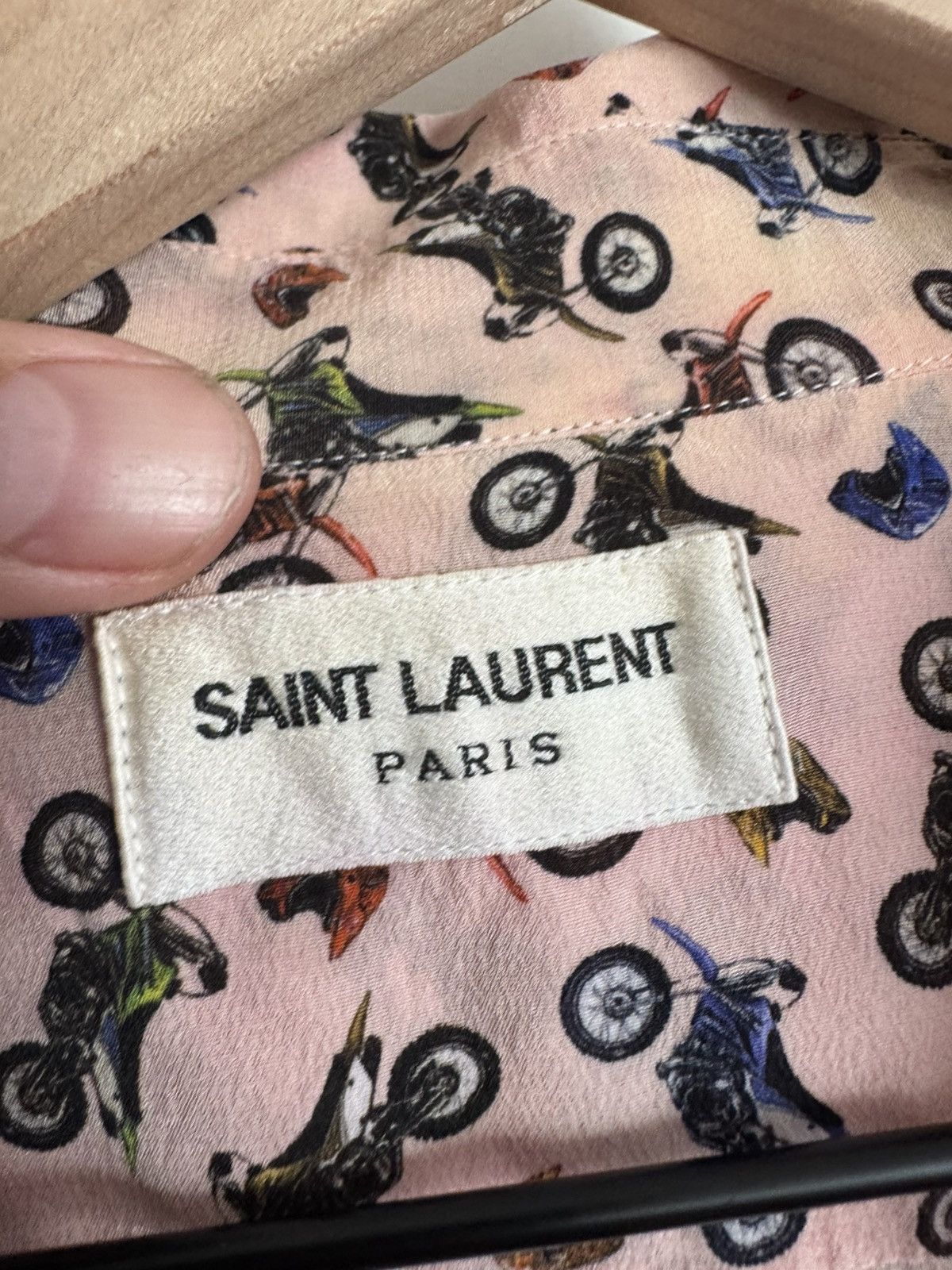 Saint Laurent Paris Motorcycle shirt 41 Size US L / EU 52-54 / 3 - 2 Thumbnail