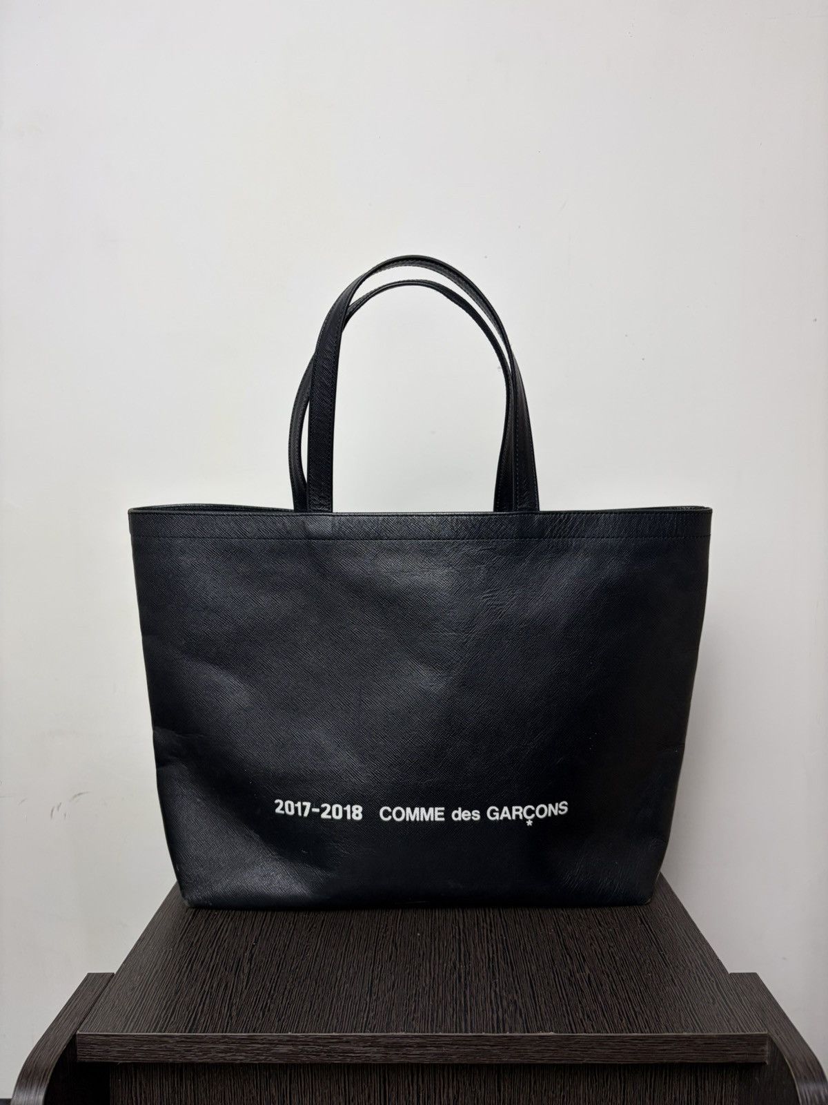 Comme des Garcons 2017-2018 PVC Logo Tote Bag | Grailed