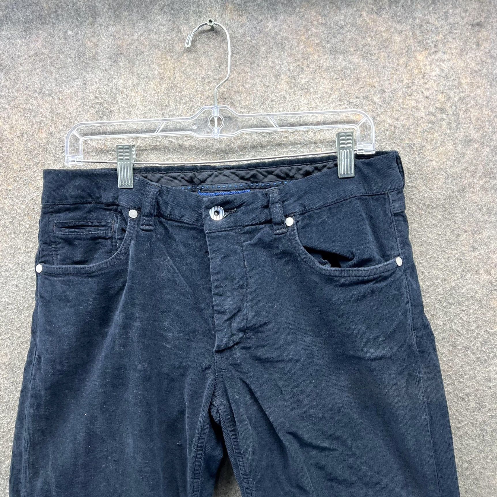 Saks Fifth Avenue Saks Fifth Avenue Pants Mens 32 Blue Corduroy Chino Straight Stretch Casual Size US 32 / EU 48 - 7 Thumbnail