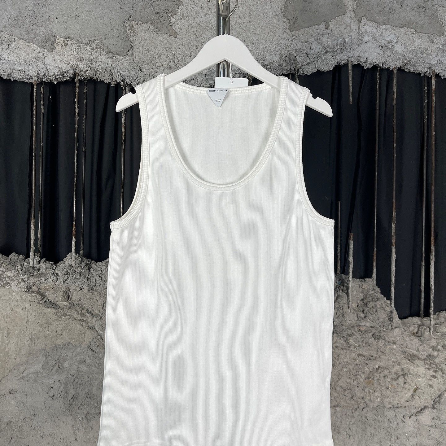 Bottega Veneta Bottega Veneta Ribbed Tank Top White Size S Size US S / EU 44-46 / 1 - 1 Thumbnail