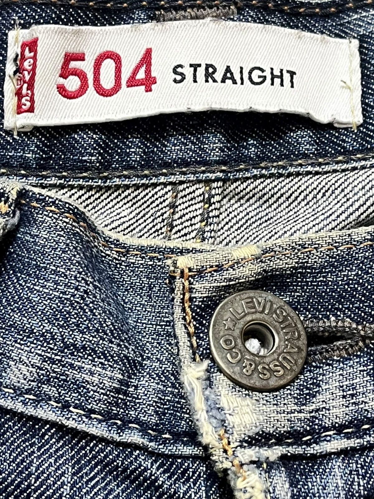 Levi's Vintage Clothing Vintage Levi’s 504 Ripped Grunge Distressed Denim Size US 29 - 5 Thumbnail