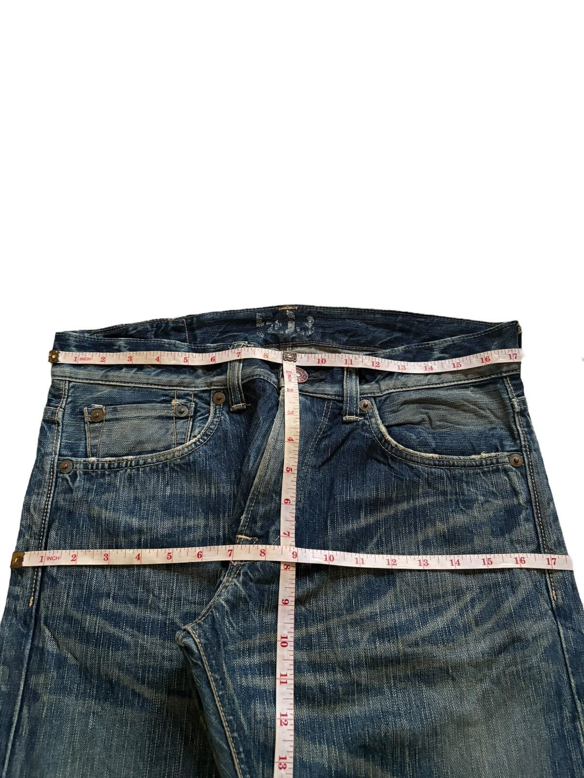 Edwin × Japanese Brand Vintage Japanese Edwin 503 Rusty Mud Wash Loose Jeans Size US 35 - 12 Thumbnail