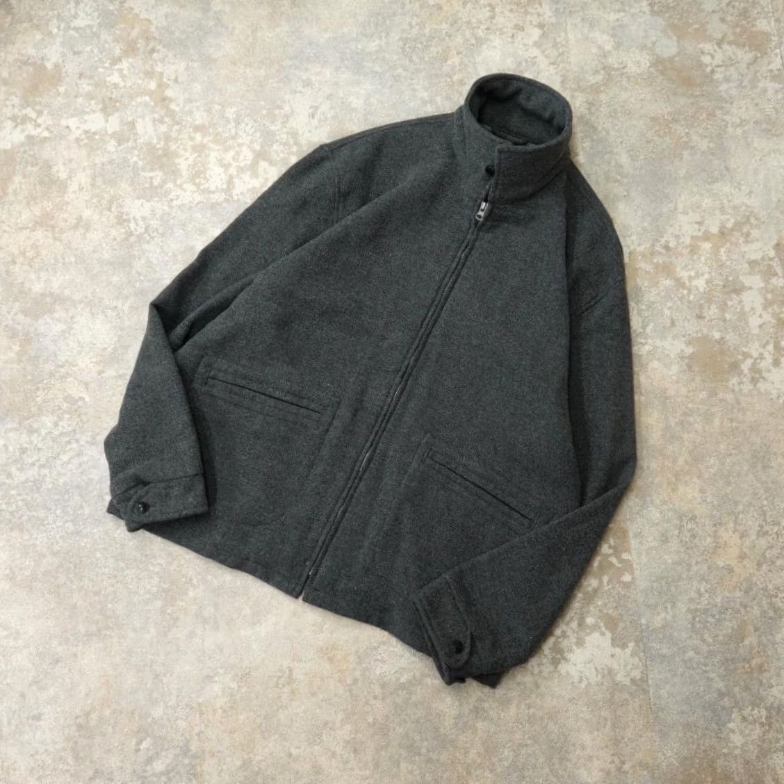 Ralph Lauren RRL Ralph Lauren Men's 90s Wool Jacket XL Gray Solid Casual Used Jacket Size US XL / EU 56 / 4 - 5 Thumbnail