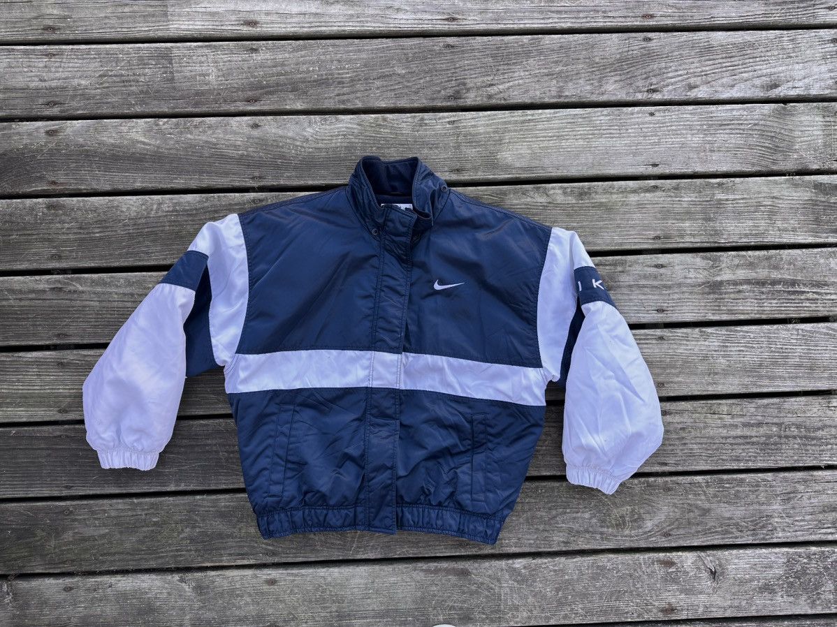 Nike × Vintage Vintage 90s Nike Puffer Jacket Size L / US 10 / IT 46 - 1 Thumbnail
