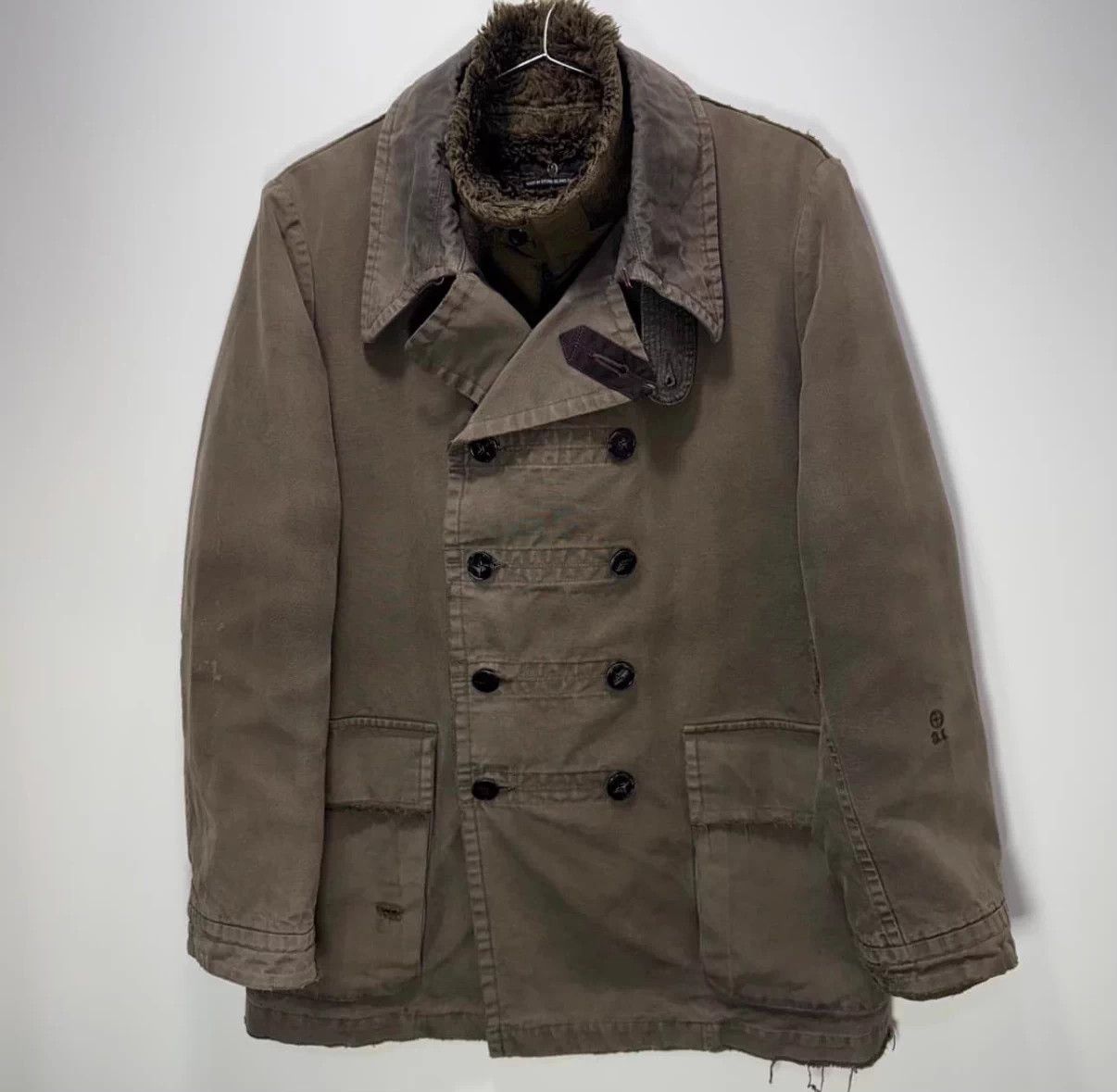 Stone Island Stone Island 90s Washed Distressed Cotton Jacket Size US M / EU 48-50 / 2 - 4 Thumbnail